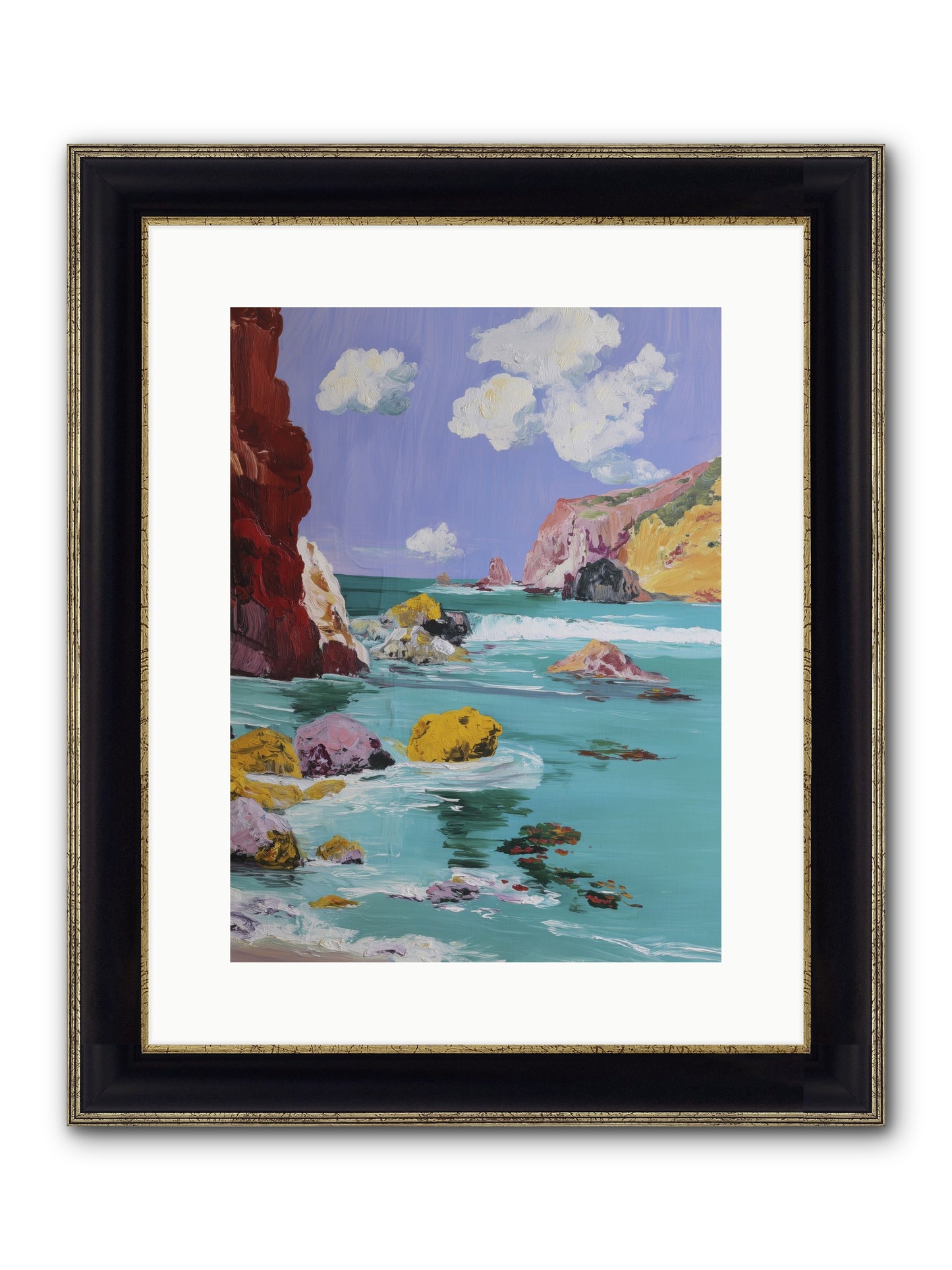 Longest Days Framed Print - Black & Gold 12x16