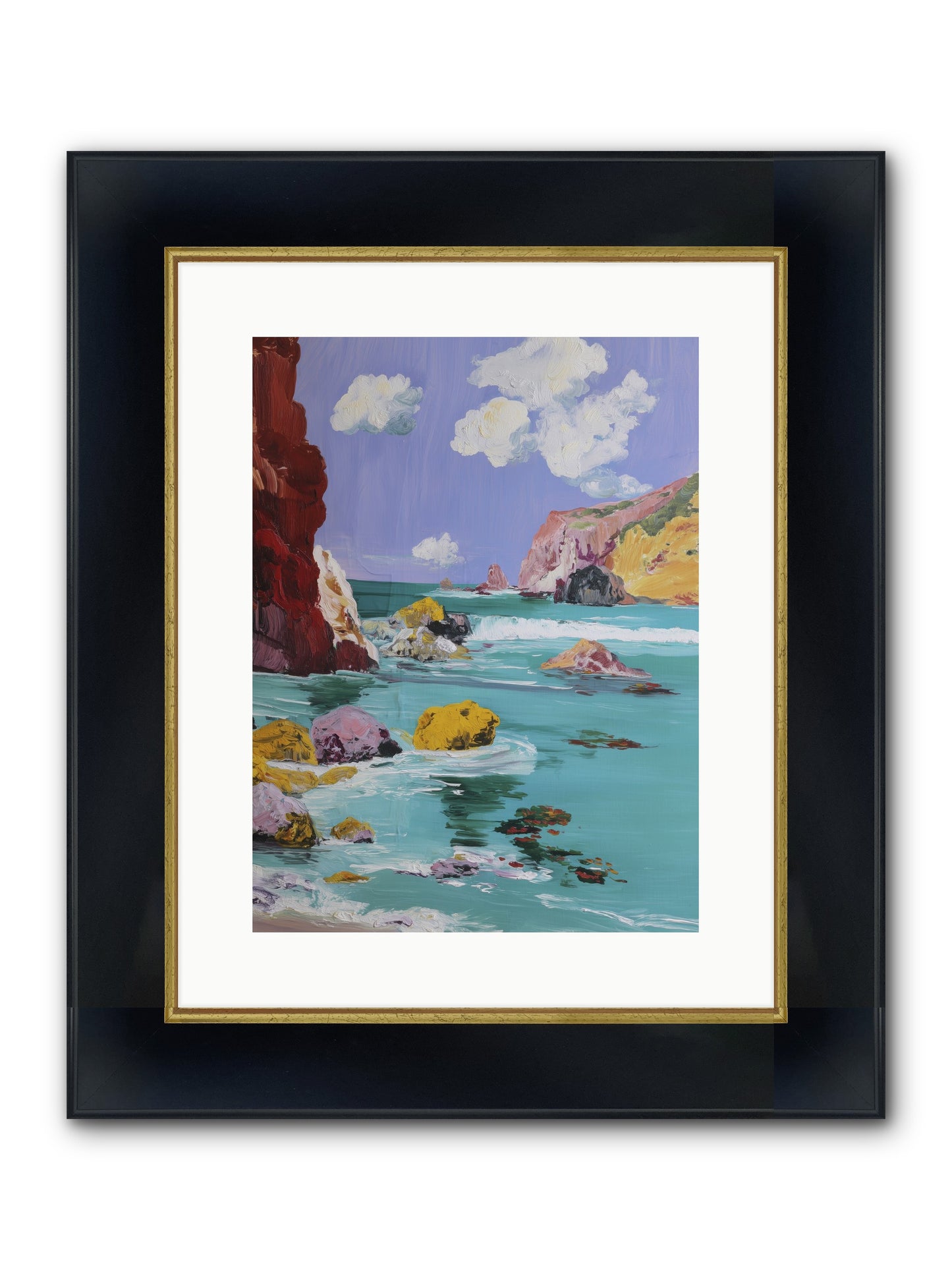 Longest Days Framed Print - Wide Black w/Gold 12x16