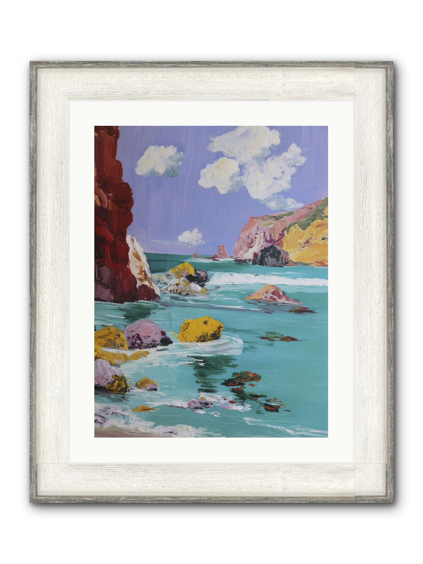 Longest Days Framed Print - Driftwood White 18x24