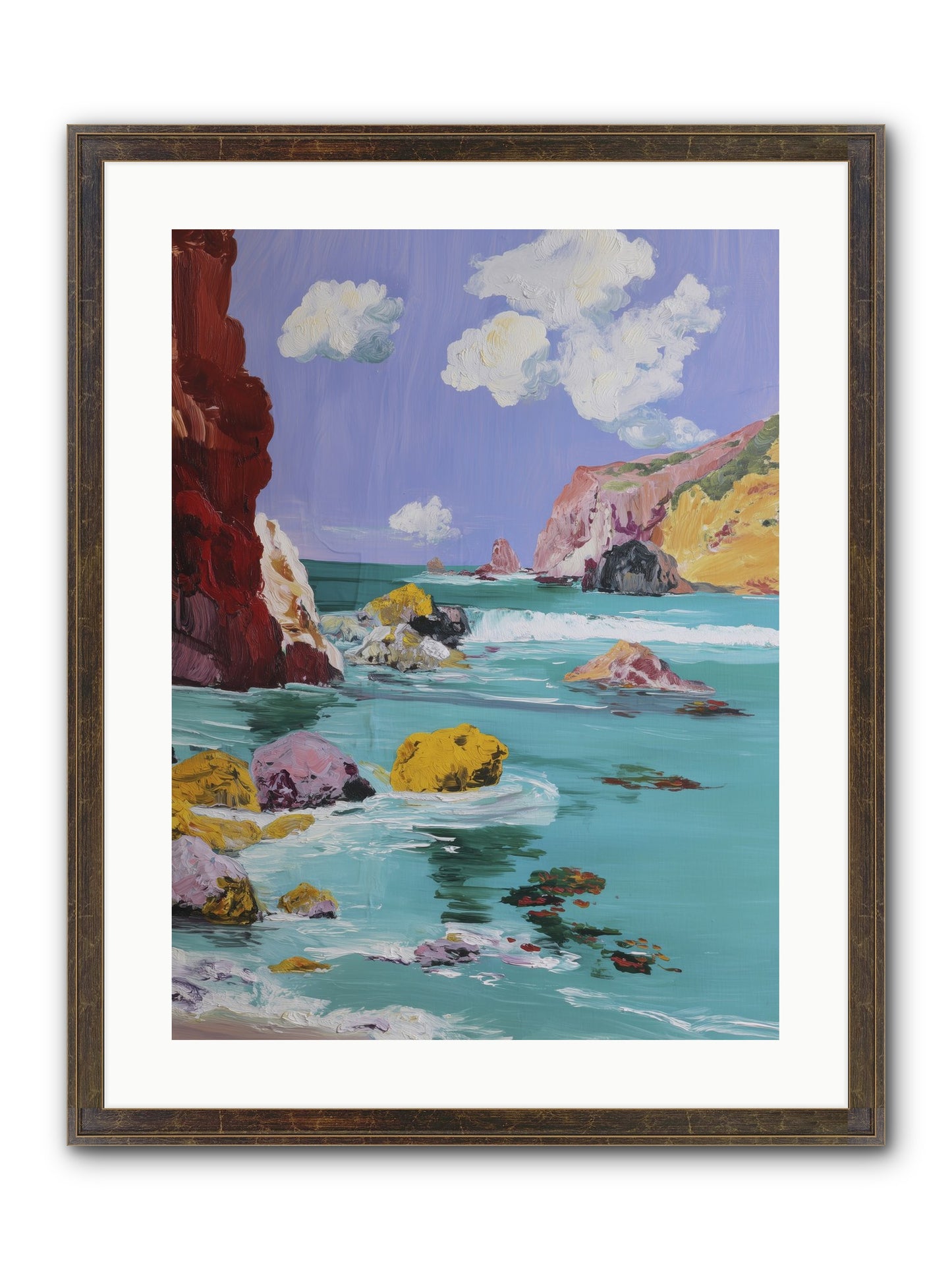 Longest Days Framed Print - Slimwoods Black/Gold 18x24