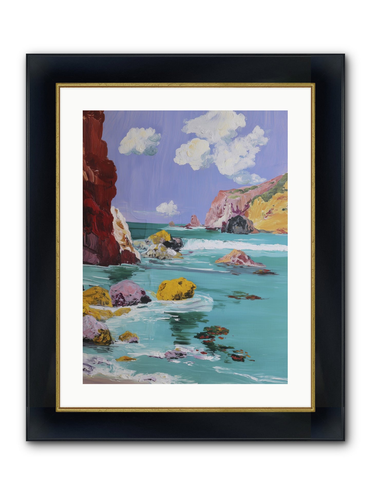 Longest Days Framed Print - Wide Black w/Gold 18x24