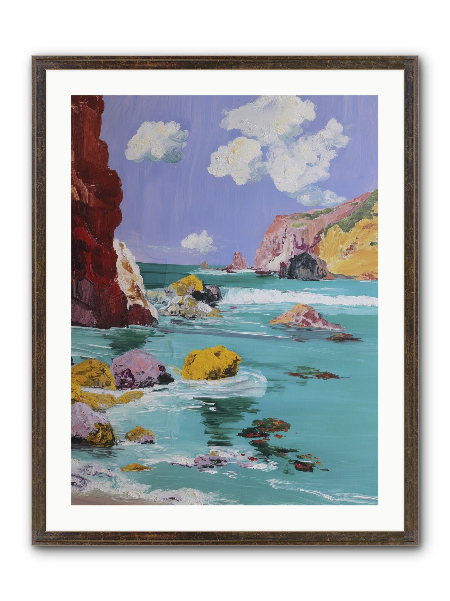 Longest Days Framed Print - Slimwoods Black/Gold 24x32