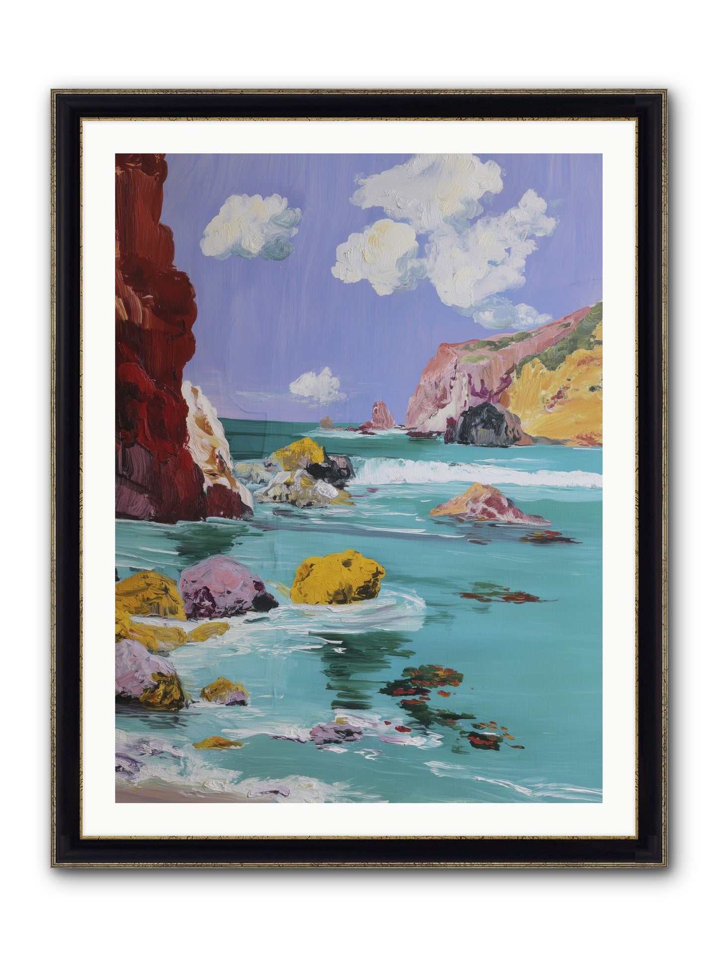 Longest Days Framed Print - Black & Gold 30x40