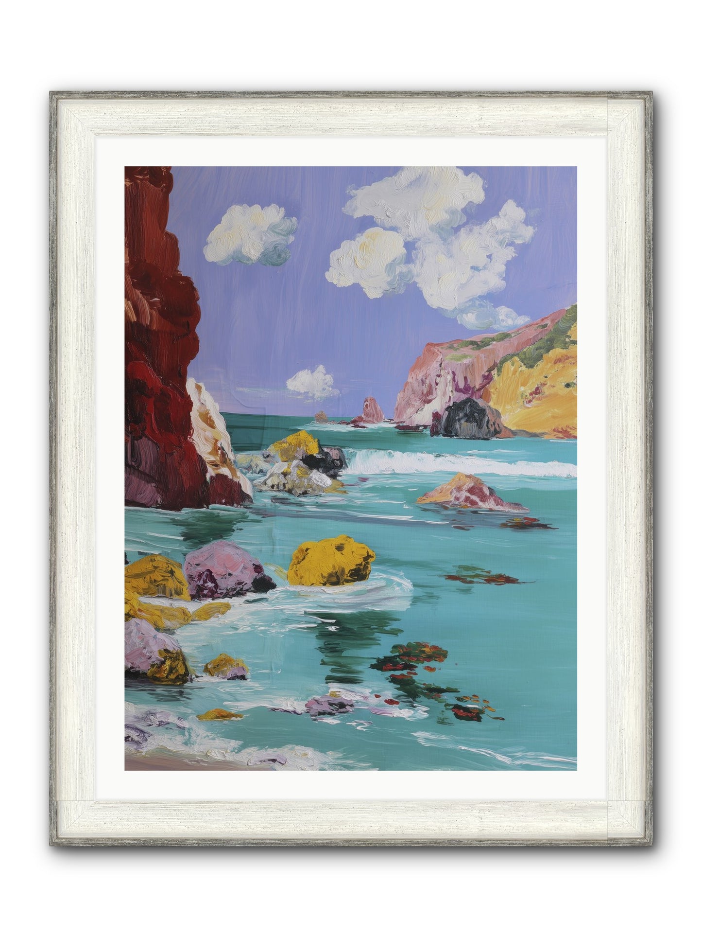 Longest Days Framed Print - Driftwood White 30x40