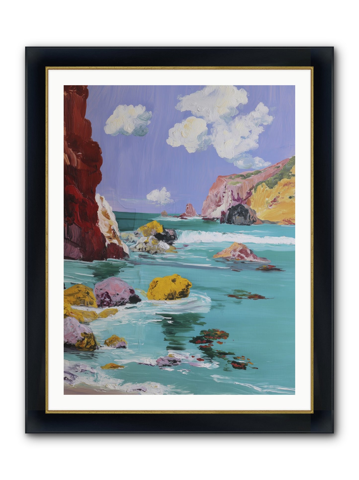 Longest Days Framed Print - Wide Black w/Gold 30x40