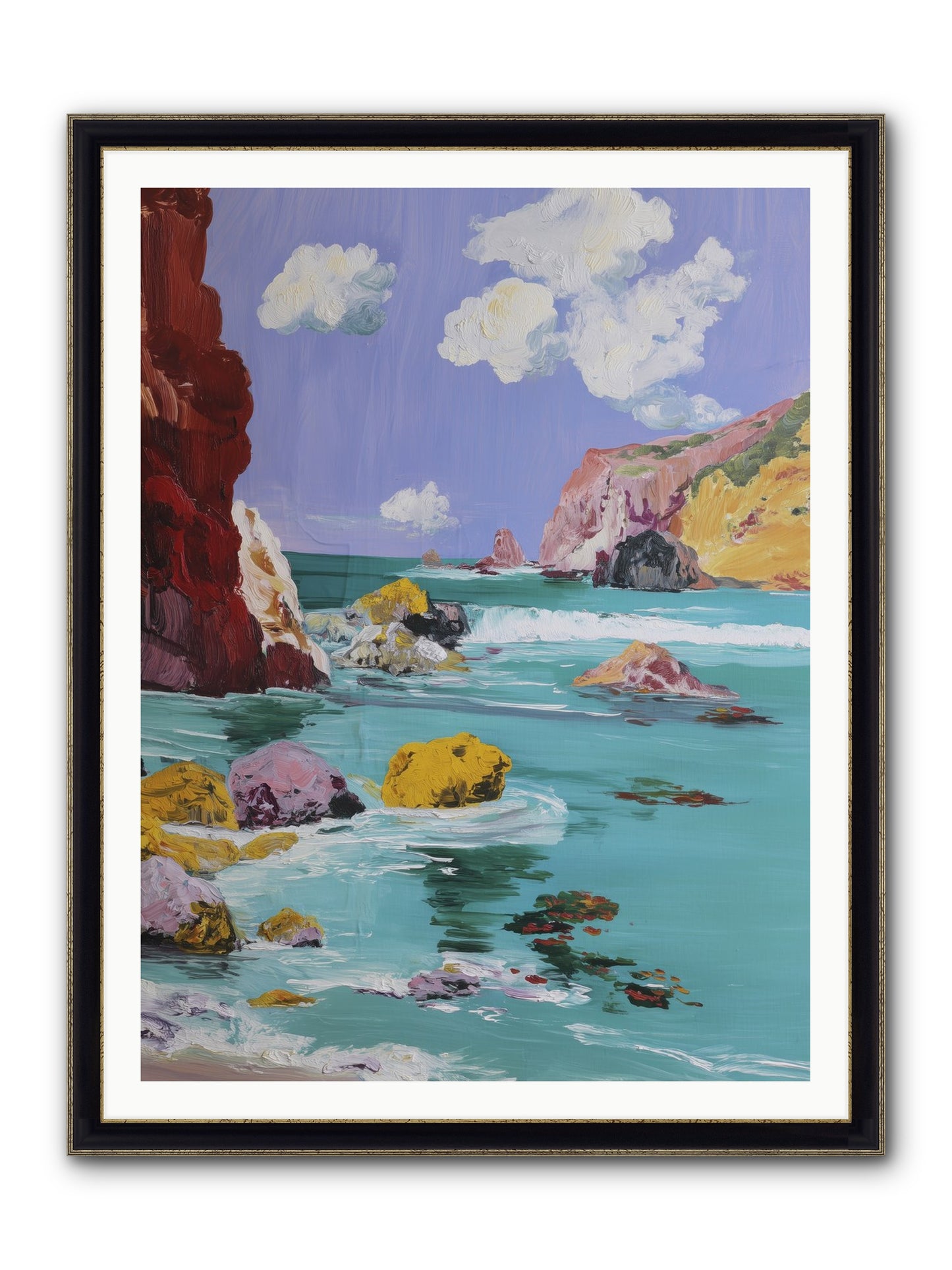 Longest Days Framed Print - Black & Gold 36x48
