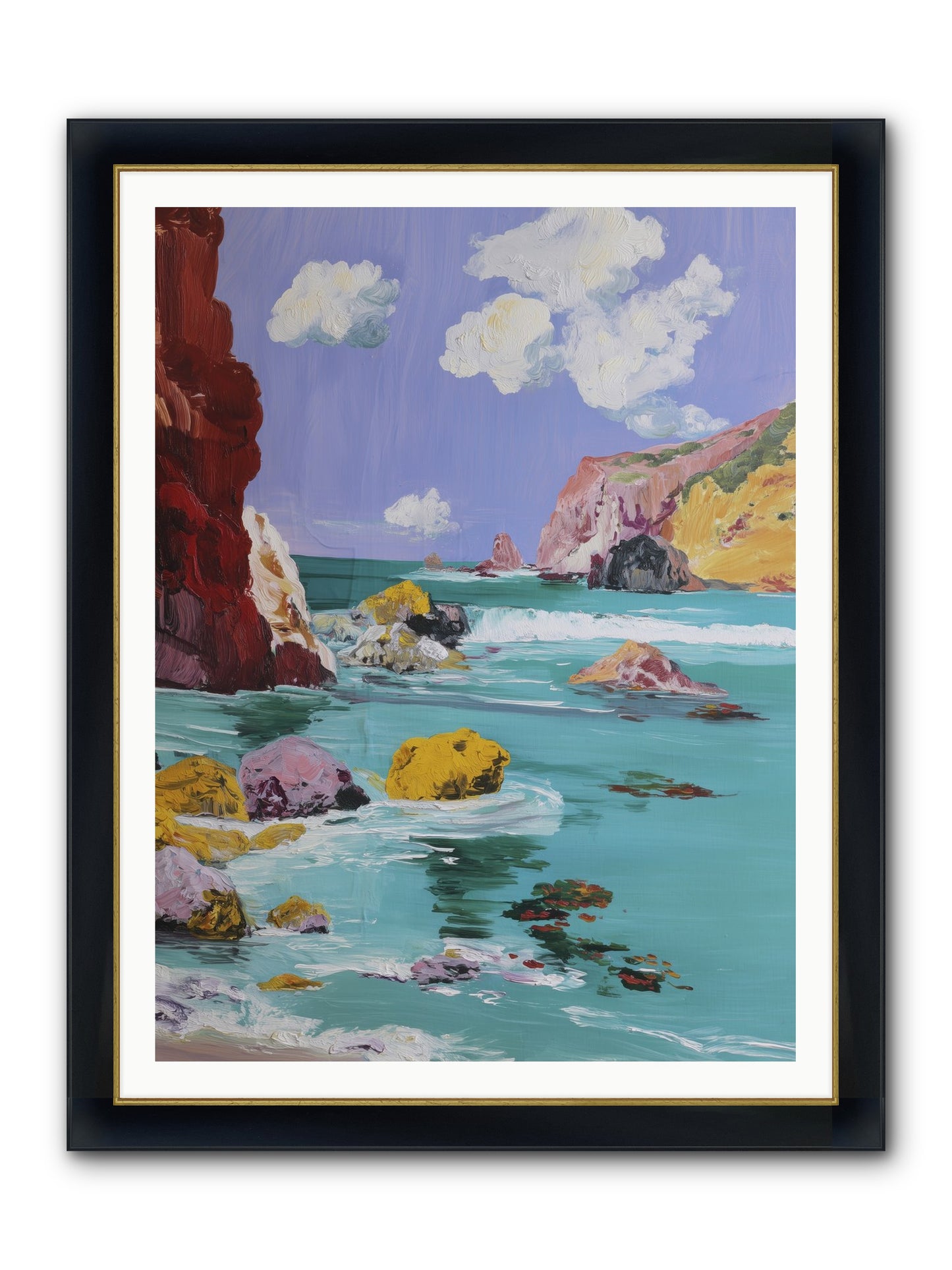 Longest Days Framed Print - Wide Black w/Gold 36x48
