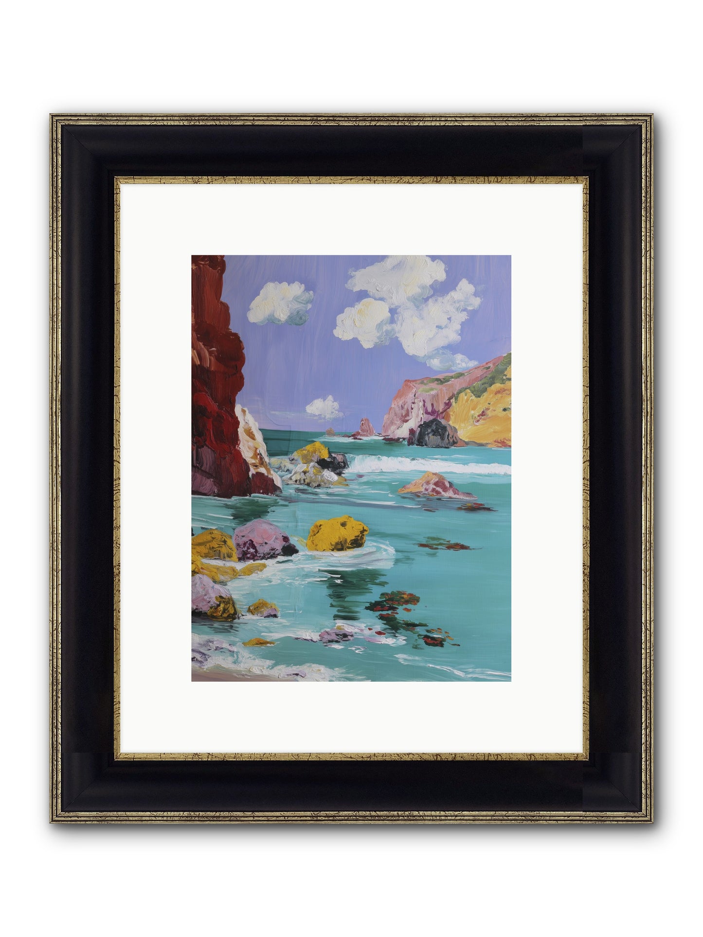 Longest Days Framed Print - Black & Gold 9x12