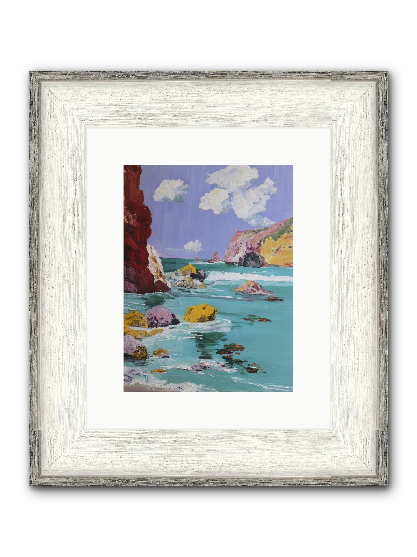 Longest Days Framed Print - Driftwood White 9x12