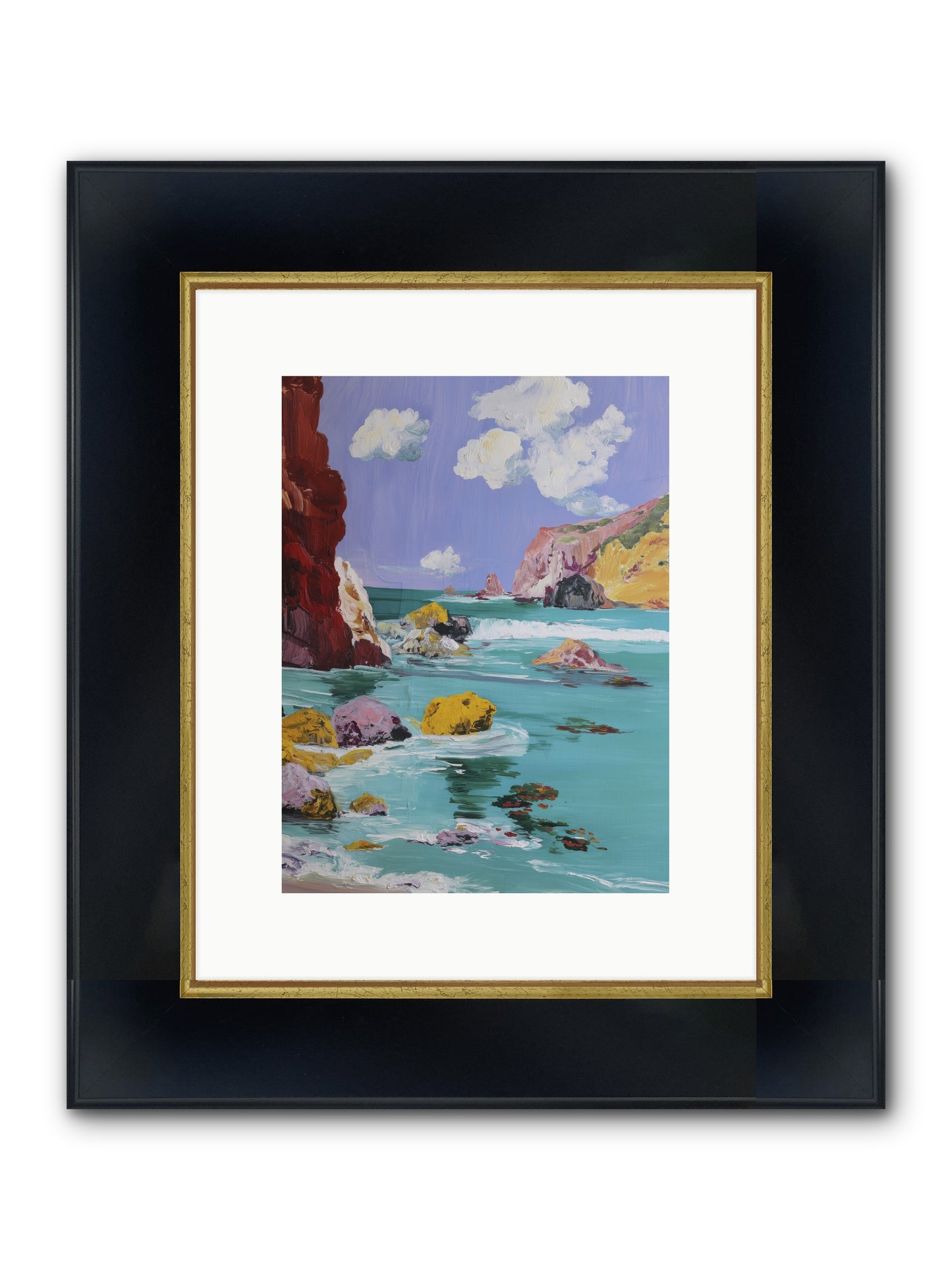 Longest Days Framed Print - Wide Black w/Gold 9x12