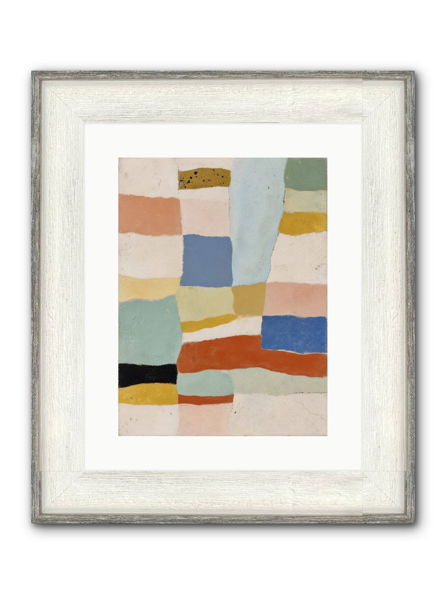 Loom No.1 Framed Print - Driftwood White 12x16