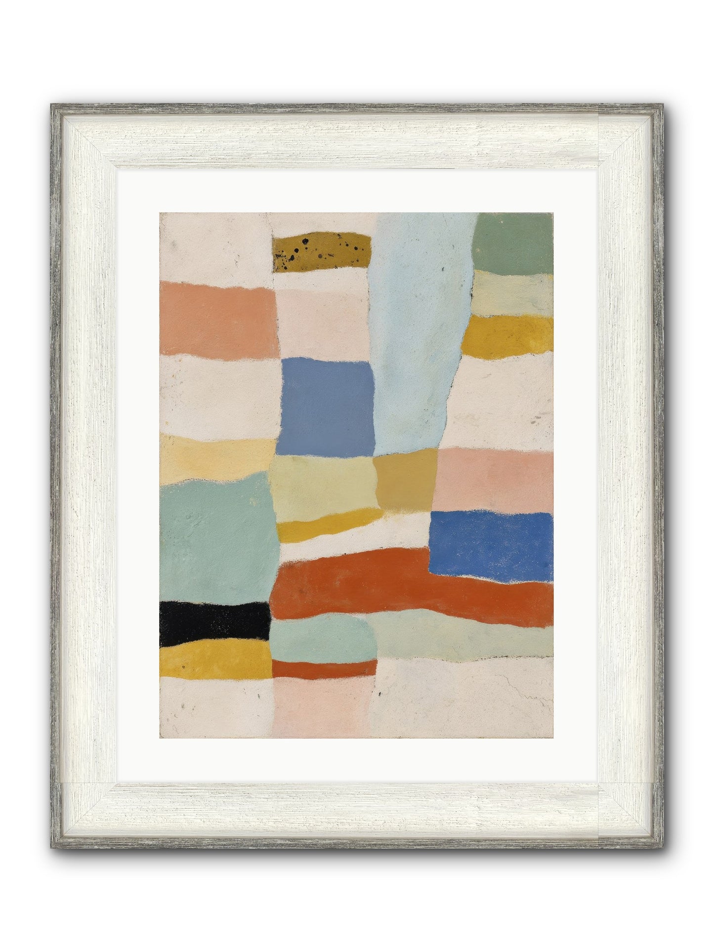 Loom No.1 Framed Print - Driftwood White 18x24