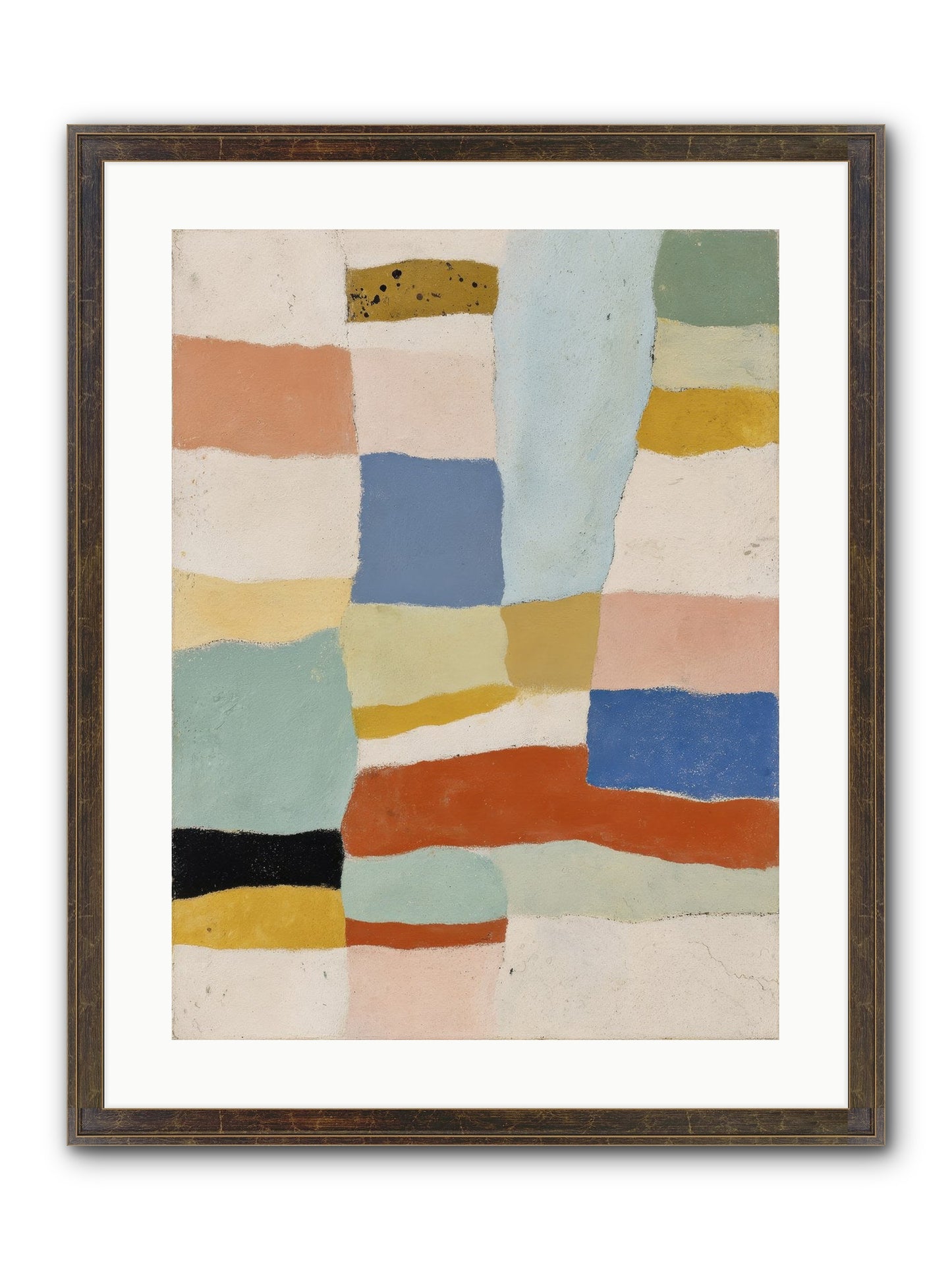 Loom No.1 Framed Print - Slimwoods Black/Gold 18x24