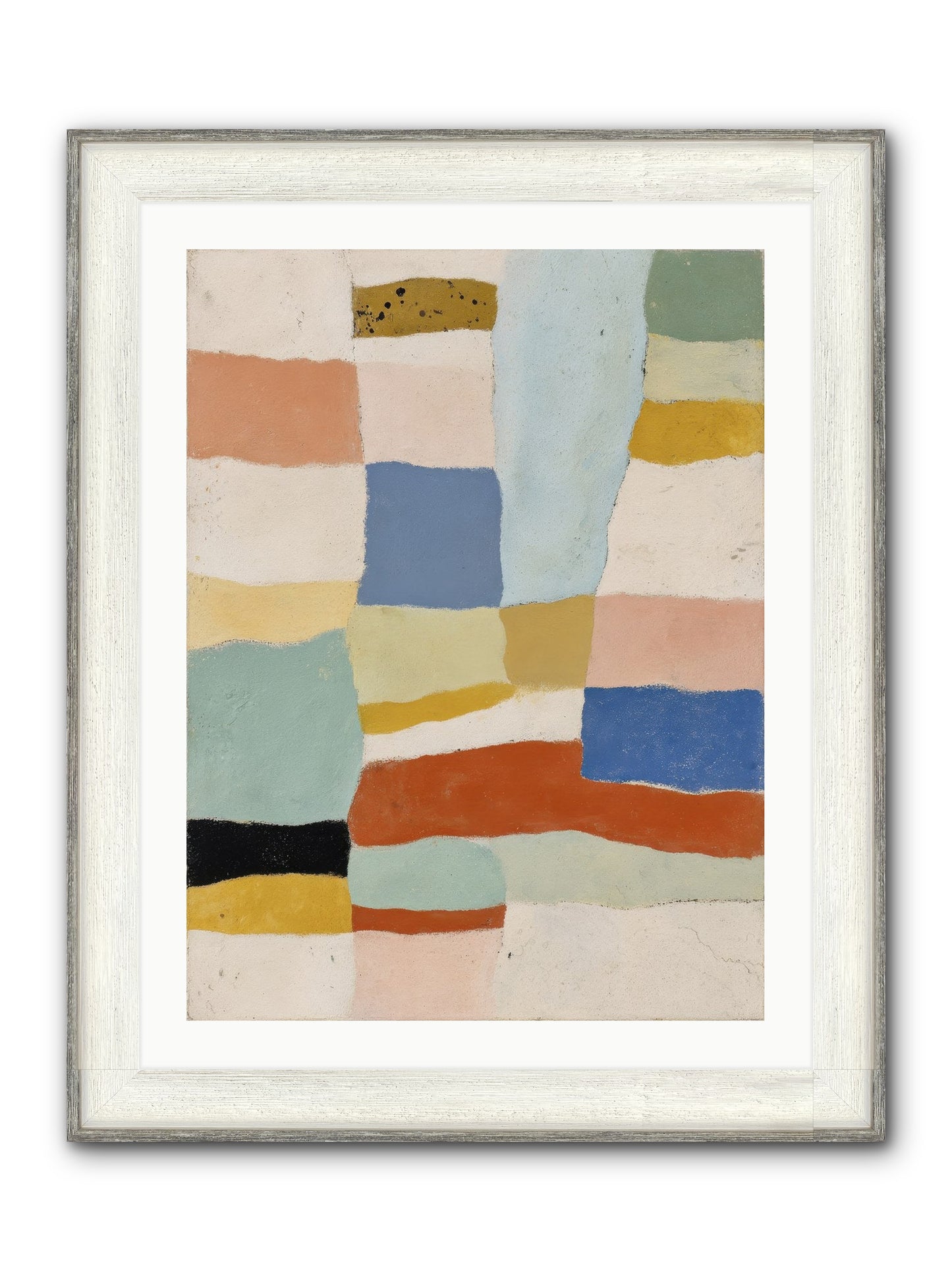 Loom No.1 Framed Print - Driftwood White 24x32