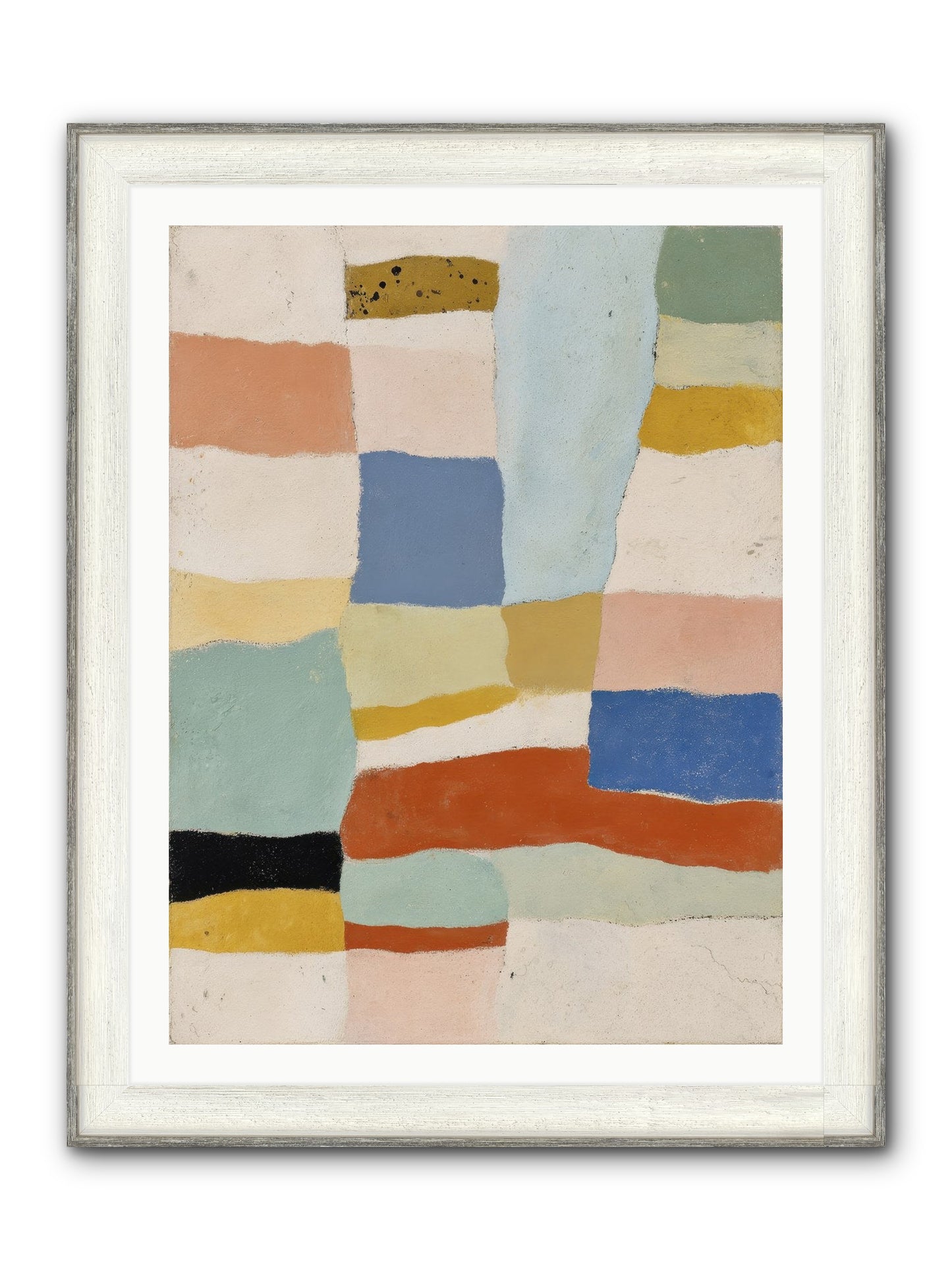 Loom No.1 Framed Print - Driftwood White 30x40