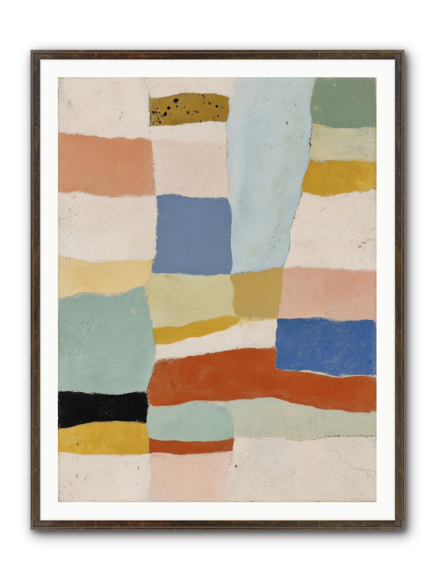 Loom No.1 Framed Print - Slimwoods Black/Gold 36x48