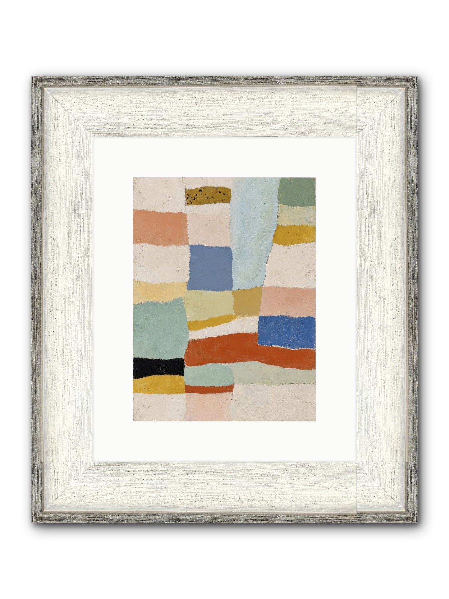 Loom No.1 Framed Print - Driftwood White 9x12