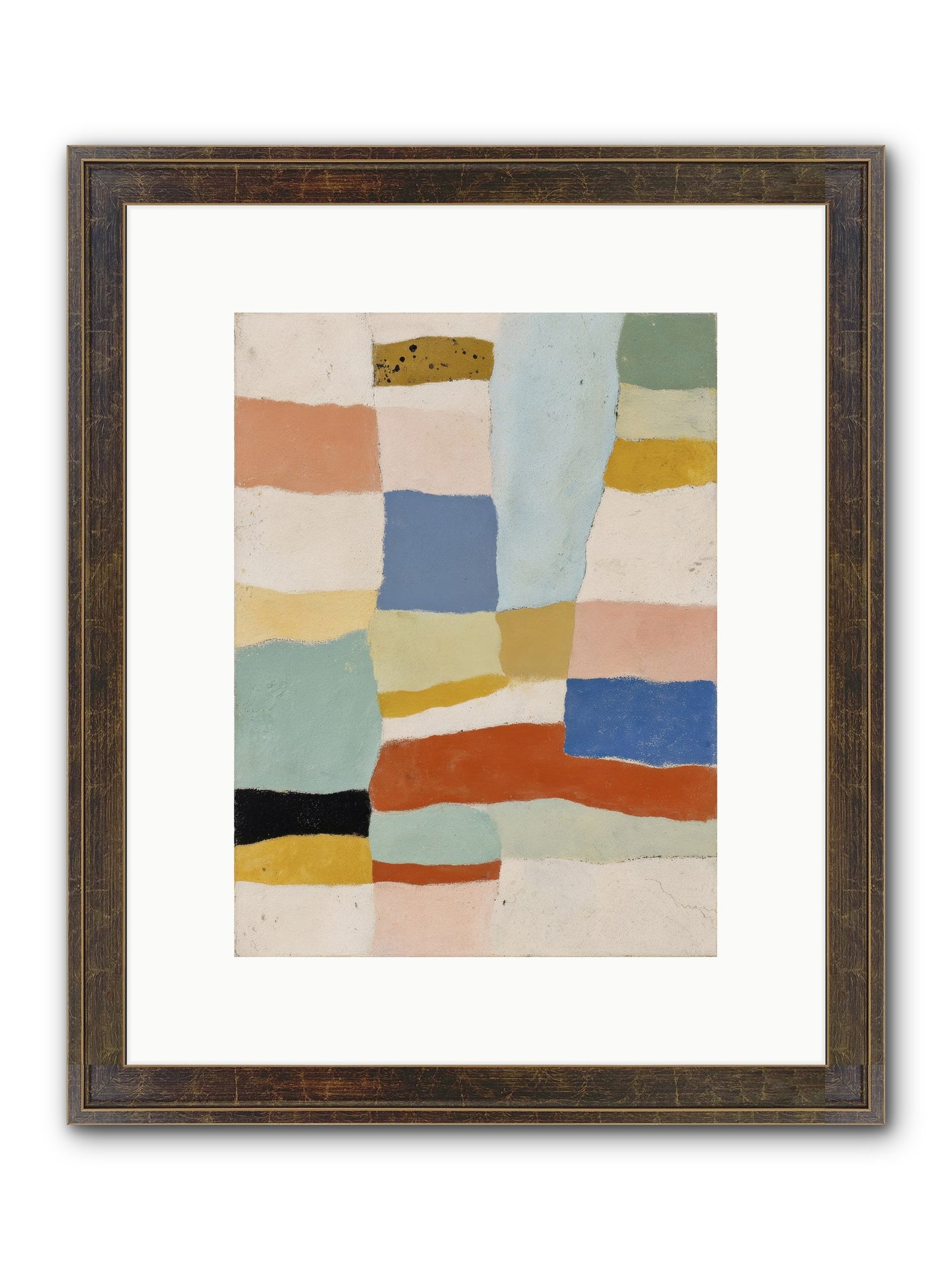 Loom No.1 Framed Print - Slimwoods Black/Gold 9x12