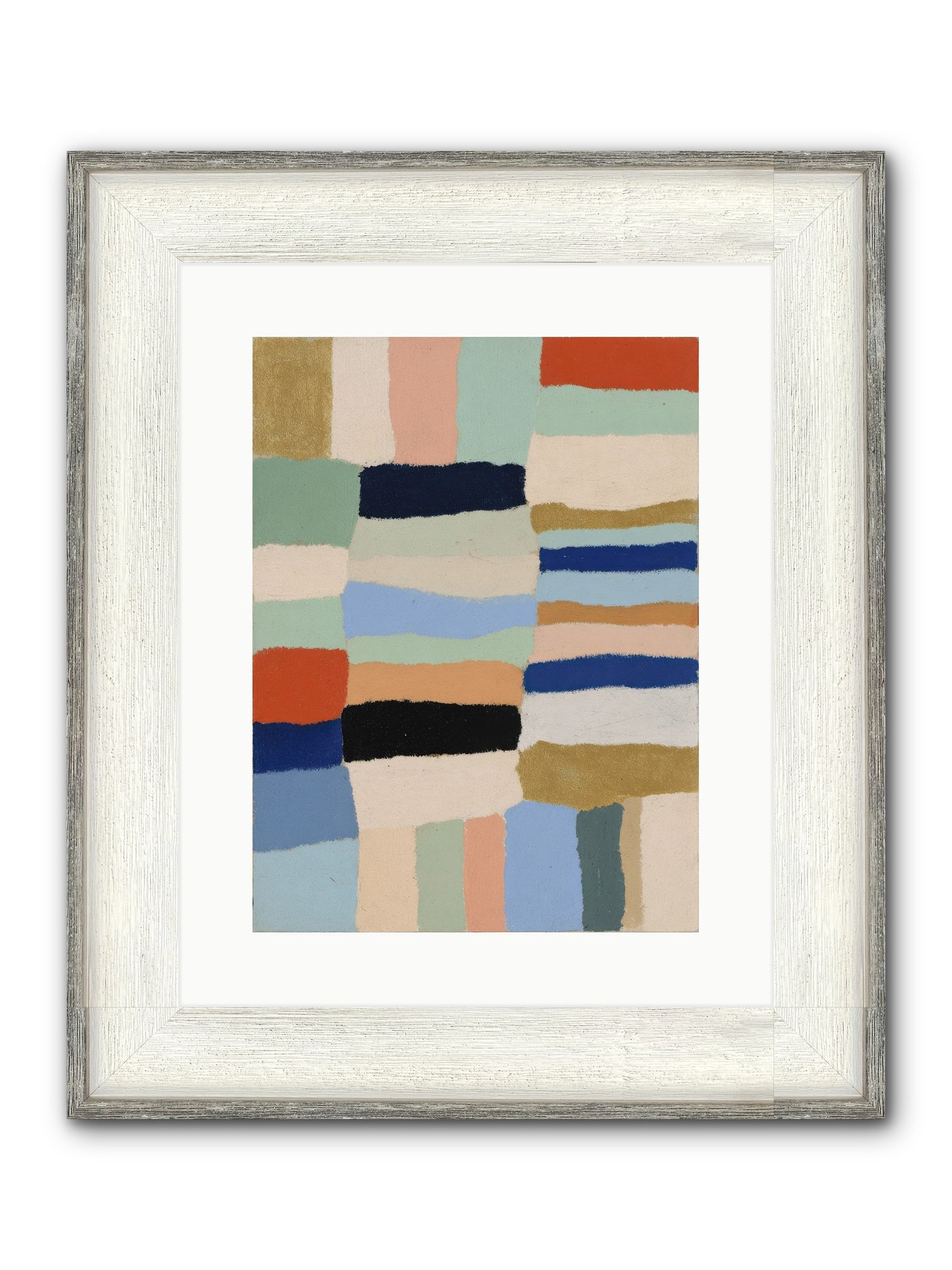 Loom No.2 Framed Print - Driftwood White 12x16