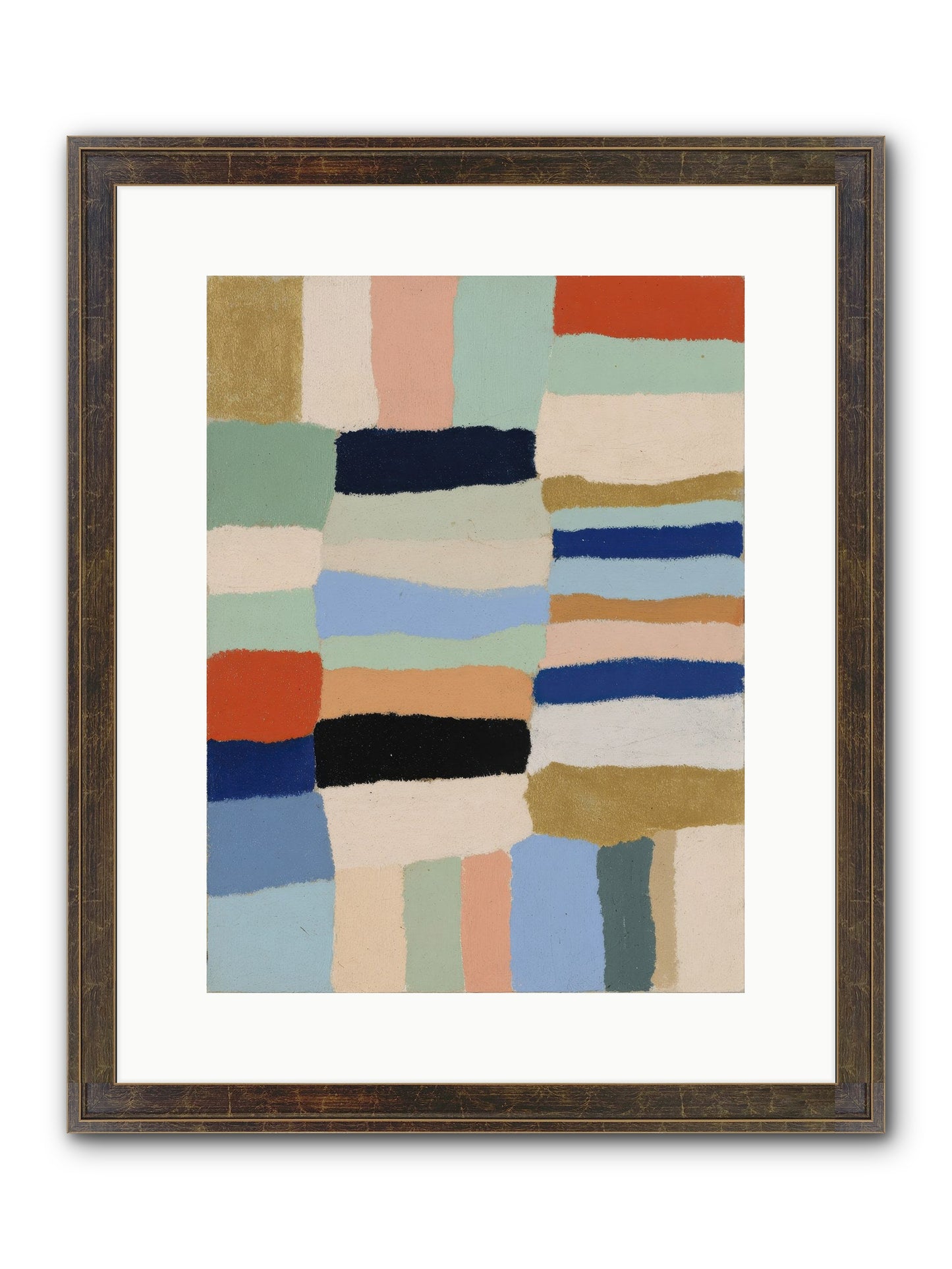 Loom No.2 Framed Print - Slimwoods Black/Gold 12x16