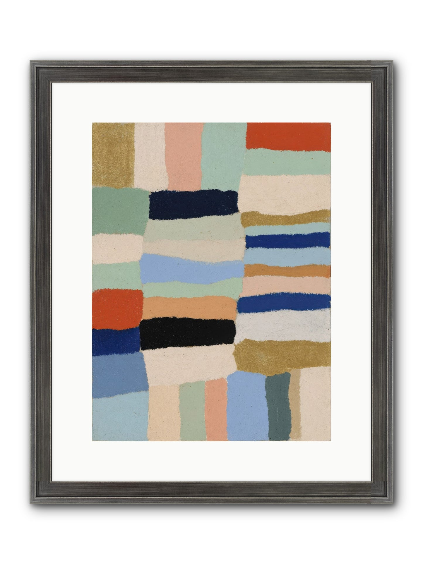 Loom No.2 Framed Print - Slimwoods Black/Silver 12x16