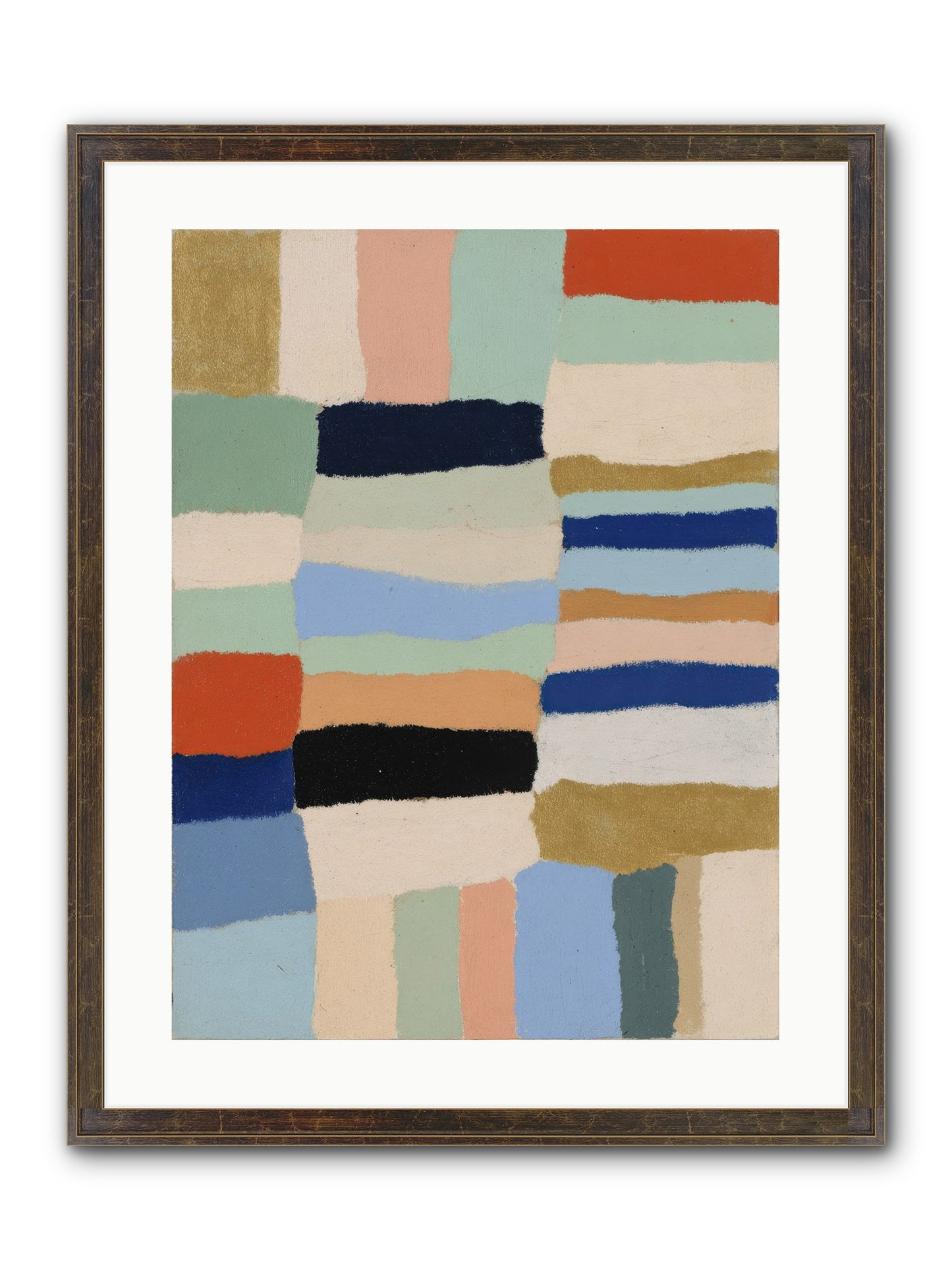 Loom No.2 Framed Print - Slimwoods Black/Gold 18x24