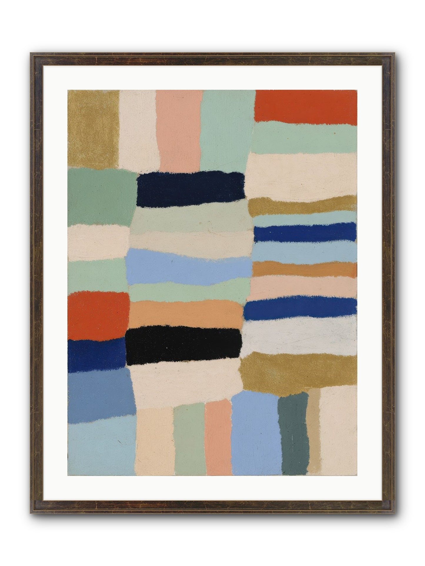 Loom No.2 Framed Print - Slimwoods Black/Gold 24x32
