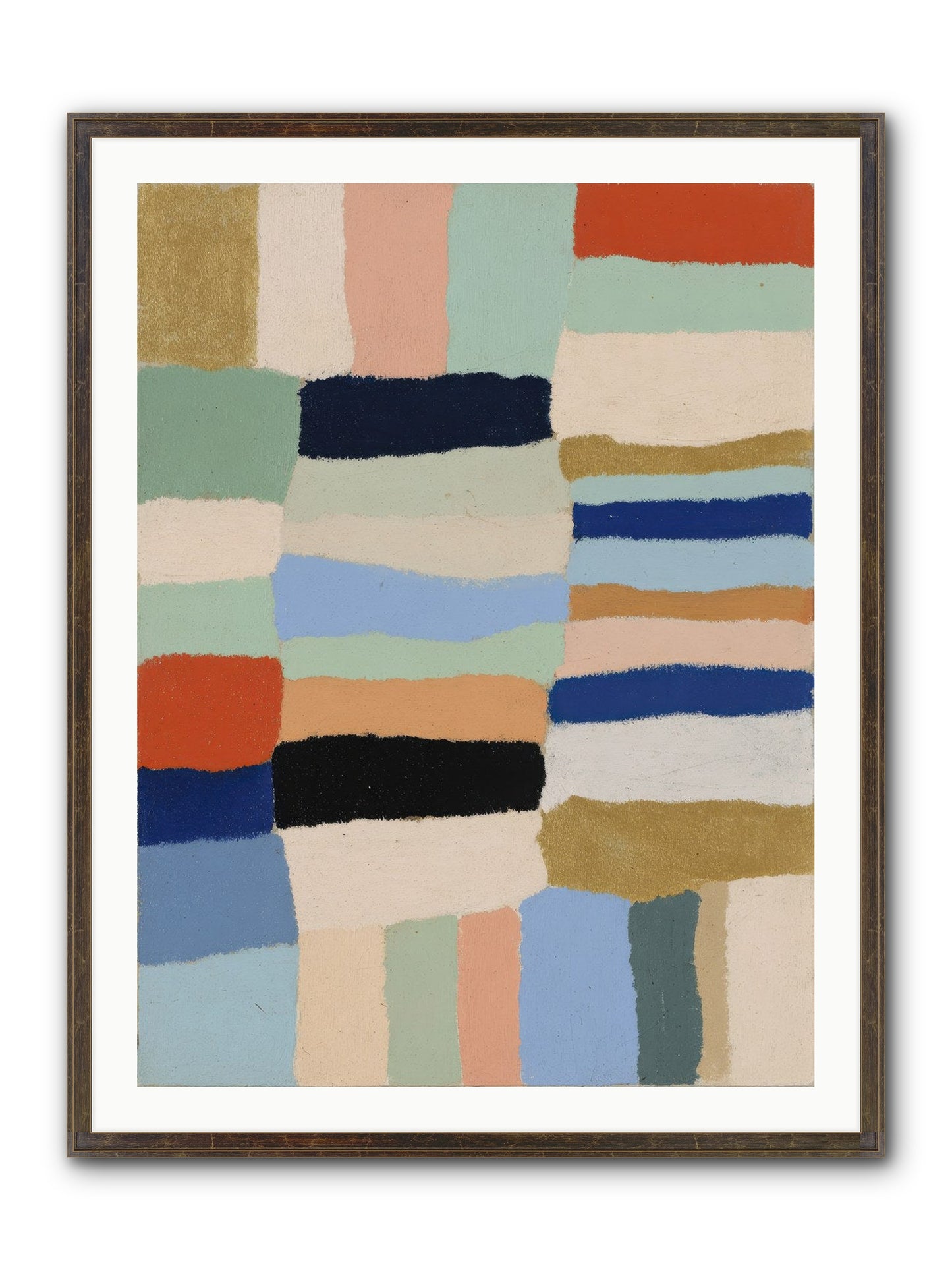 Loom No.2 Framed Print - Slimwoods Black/Gold 30x40