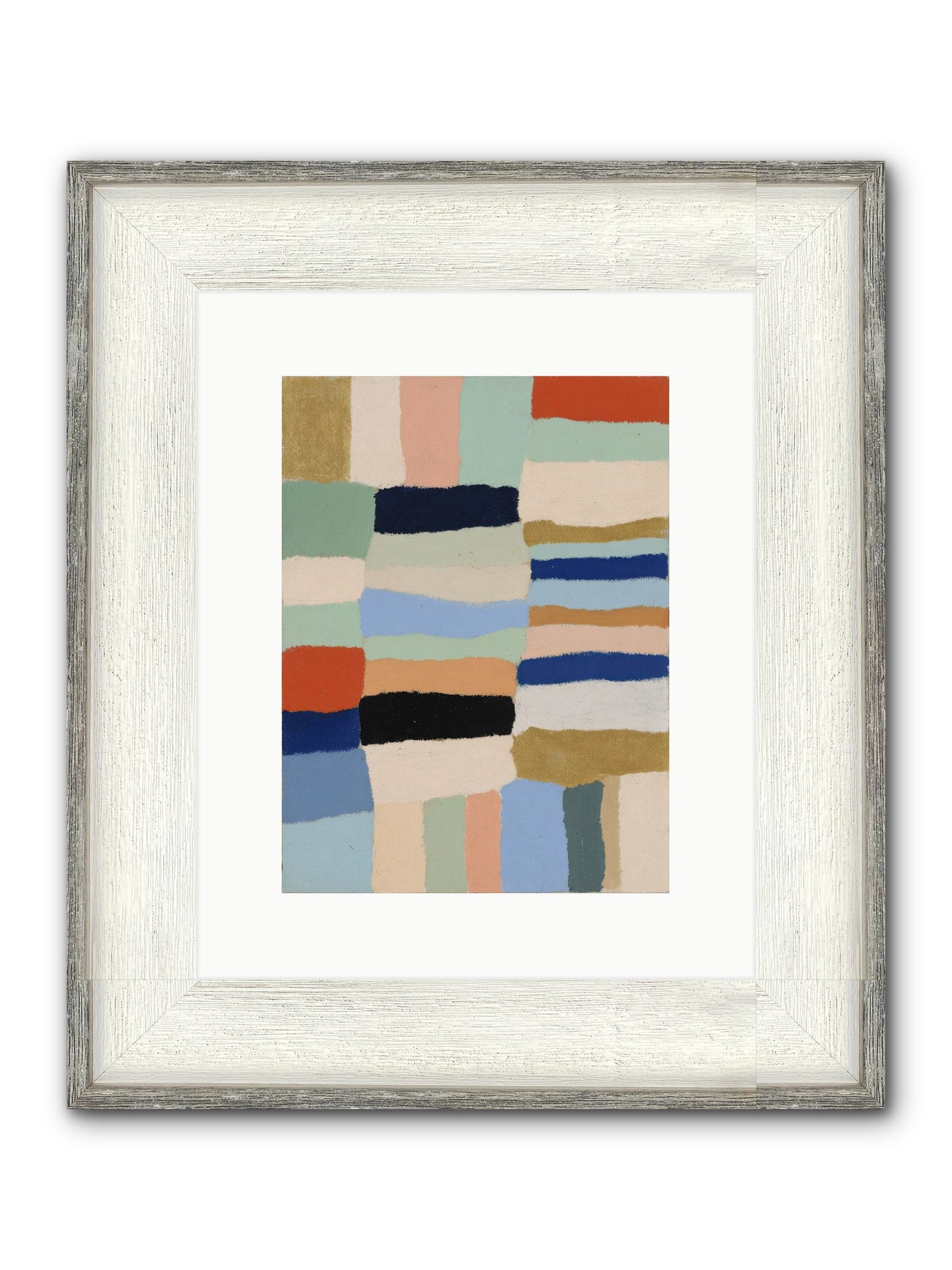 Loom No.2 Framed Print - Driftwood White 9x12