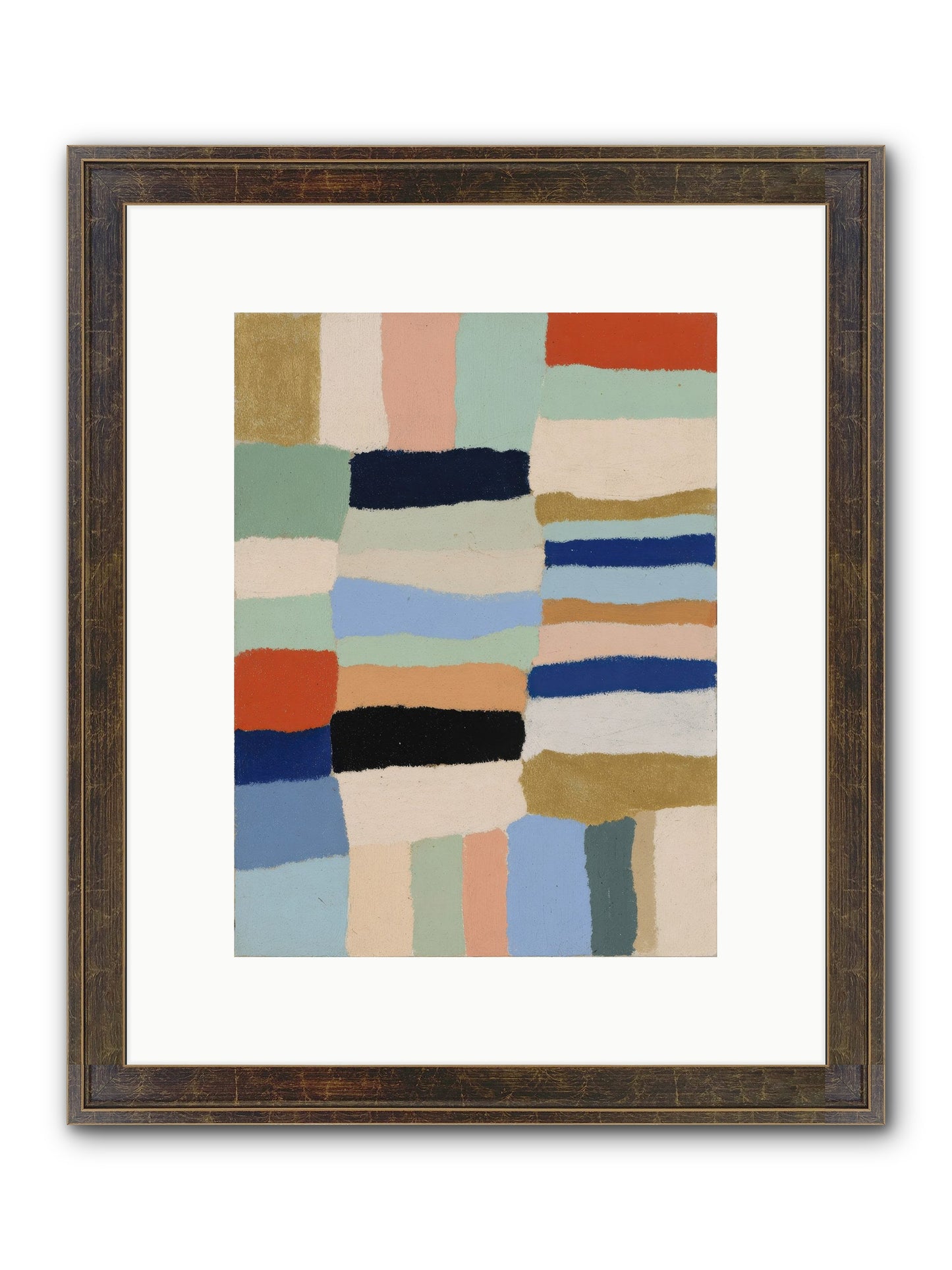 Loom No.2 Framed Print - Slimwoods Black/Gold 9x12