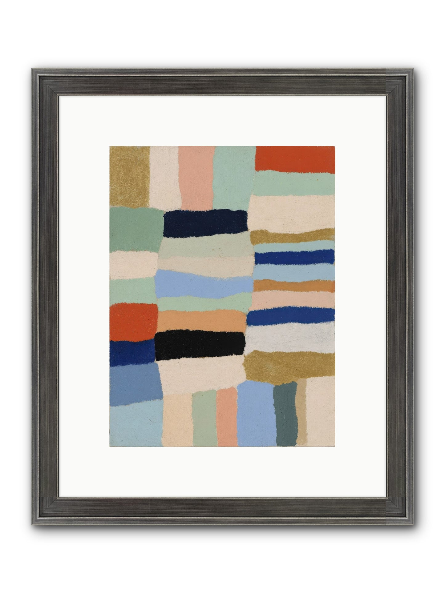 Loom No.2 Framed Print - Slimwoods Black/Silver 9x12