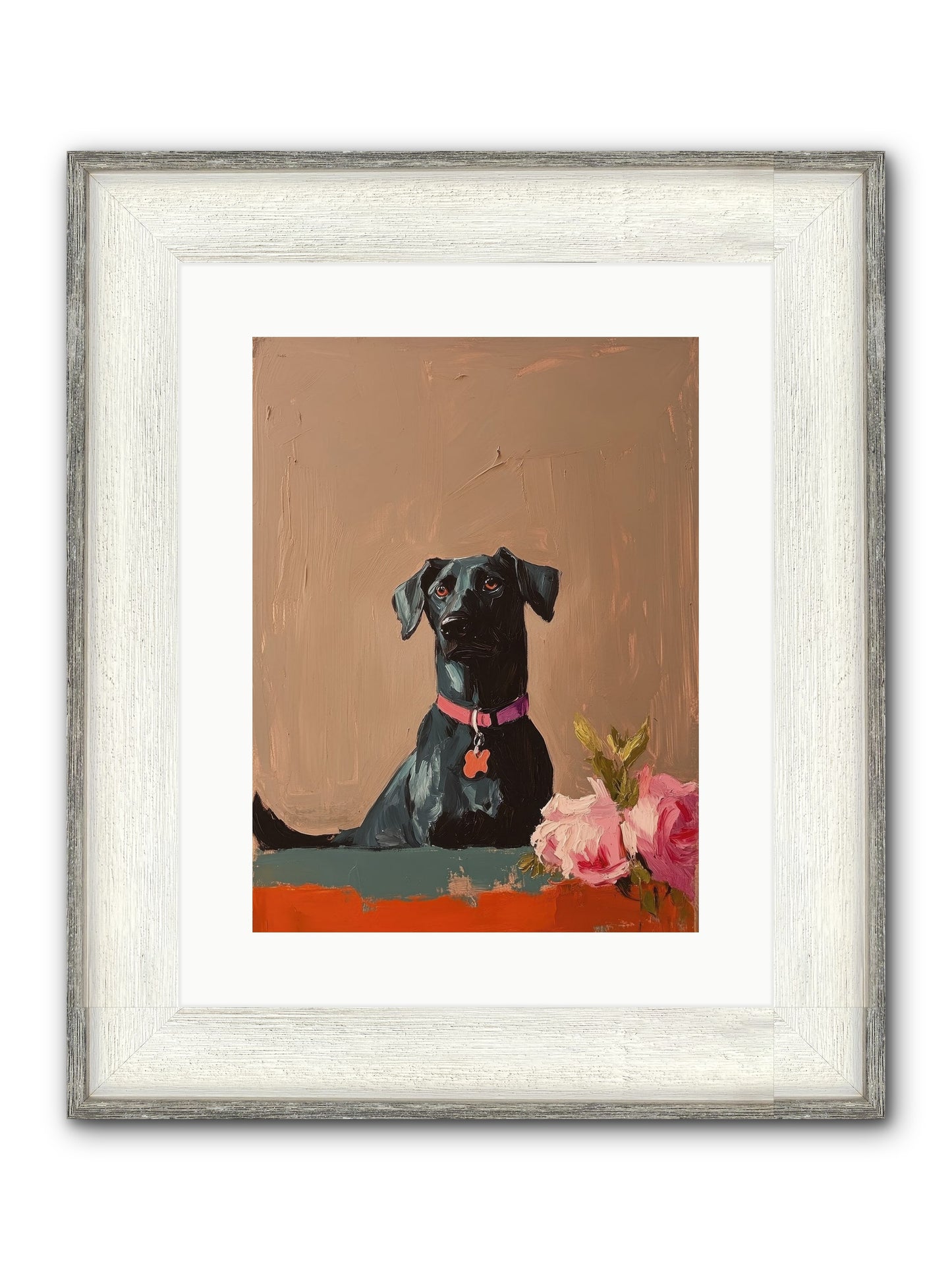 Lord Blackwood Framed Print - Driftwood White 12x16
