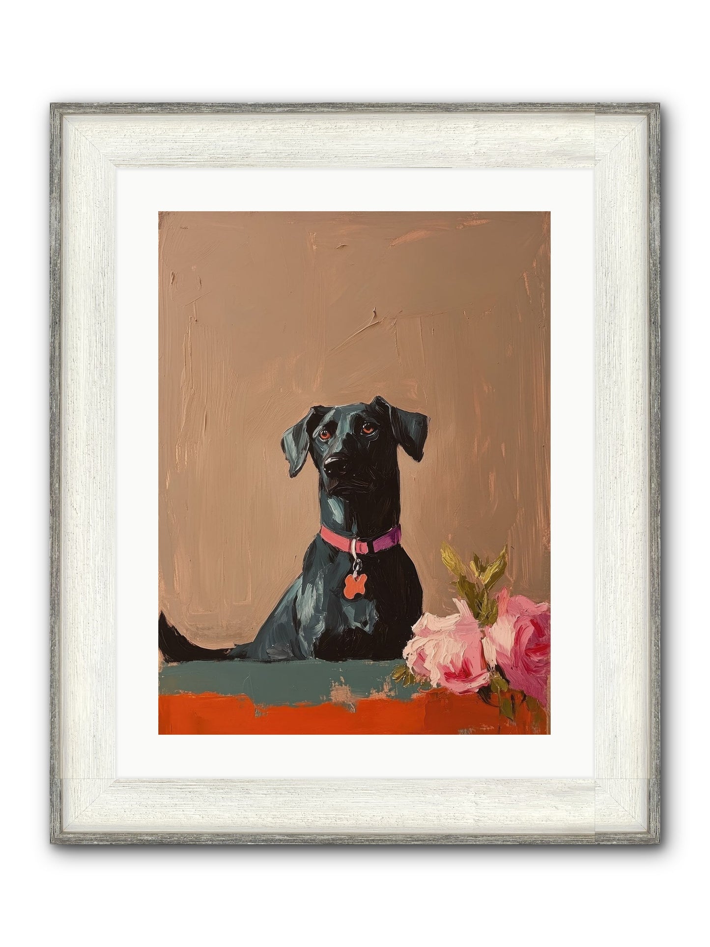 Lord Blackwood Framed Print - Driftwood White 18x24