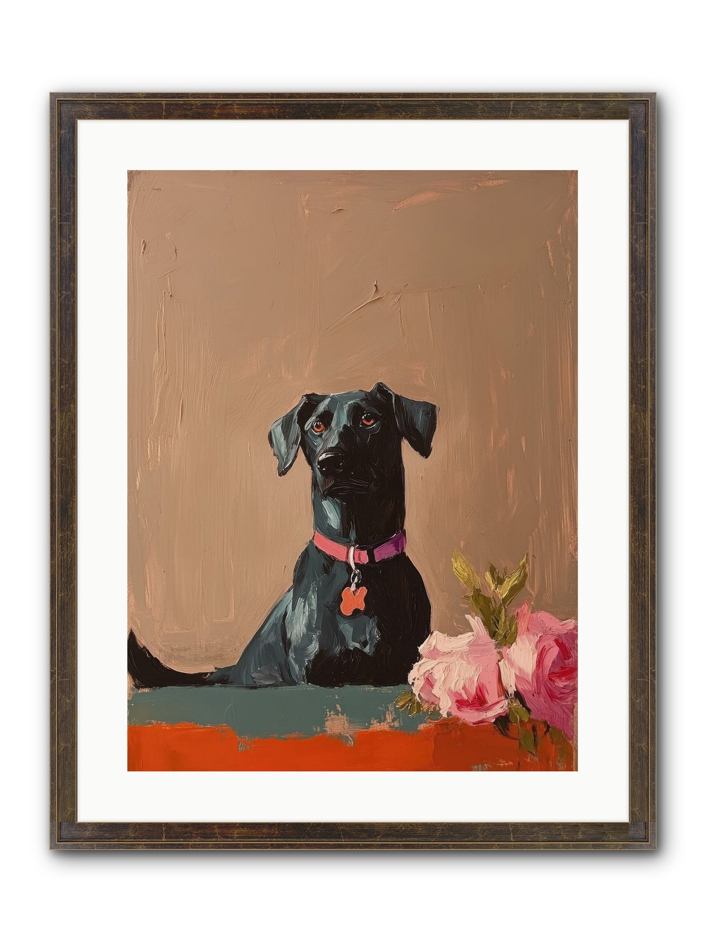 Lord Blackwood Framed Print - Slimwoods Black/Gold 18x24