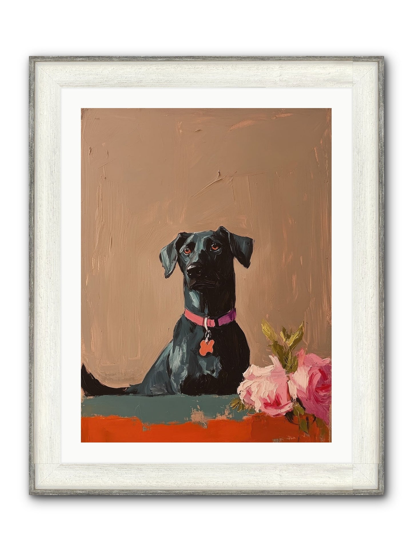 Lord Blackwood Framed Print - Driftwood White 24x32