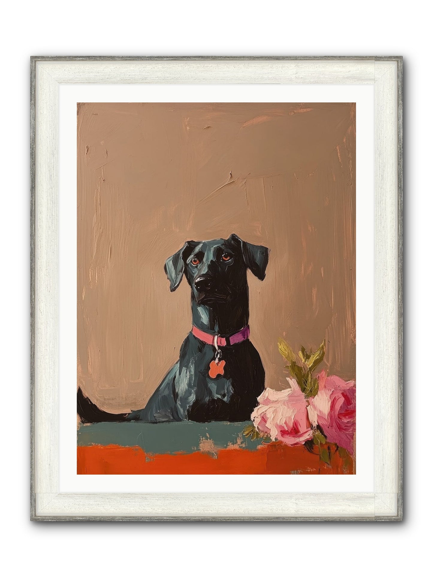 Lord Blackwood Framed Print - Driftwood White 30x40
