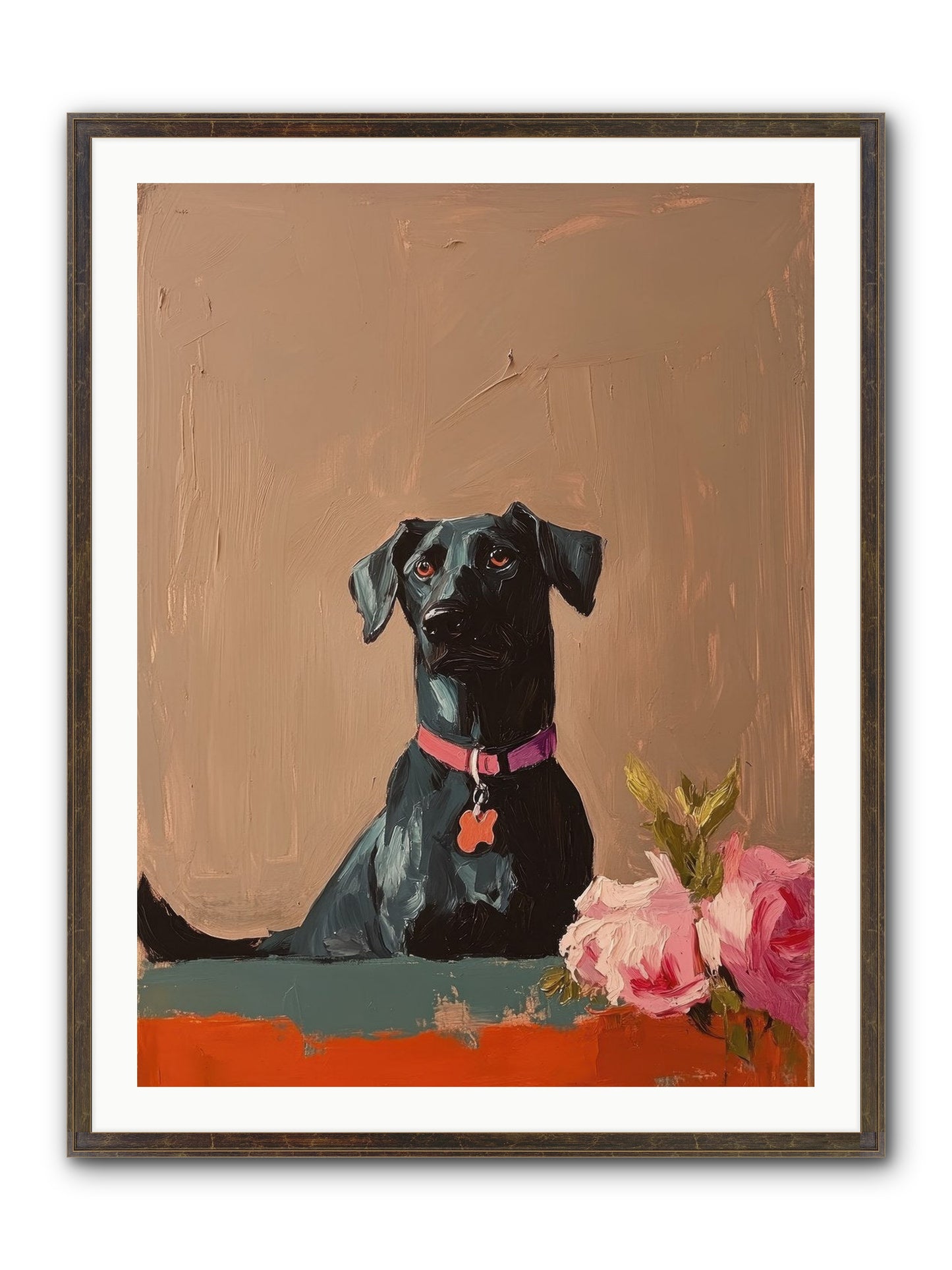 Lord Blackwood Framed Print - Slimwoods Black/Gold 30x40
