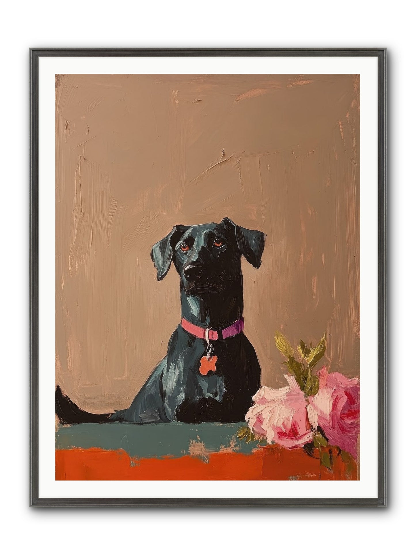 Lord Blackwood Framed Print - Slimwoods Black/Silver 36x48