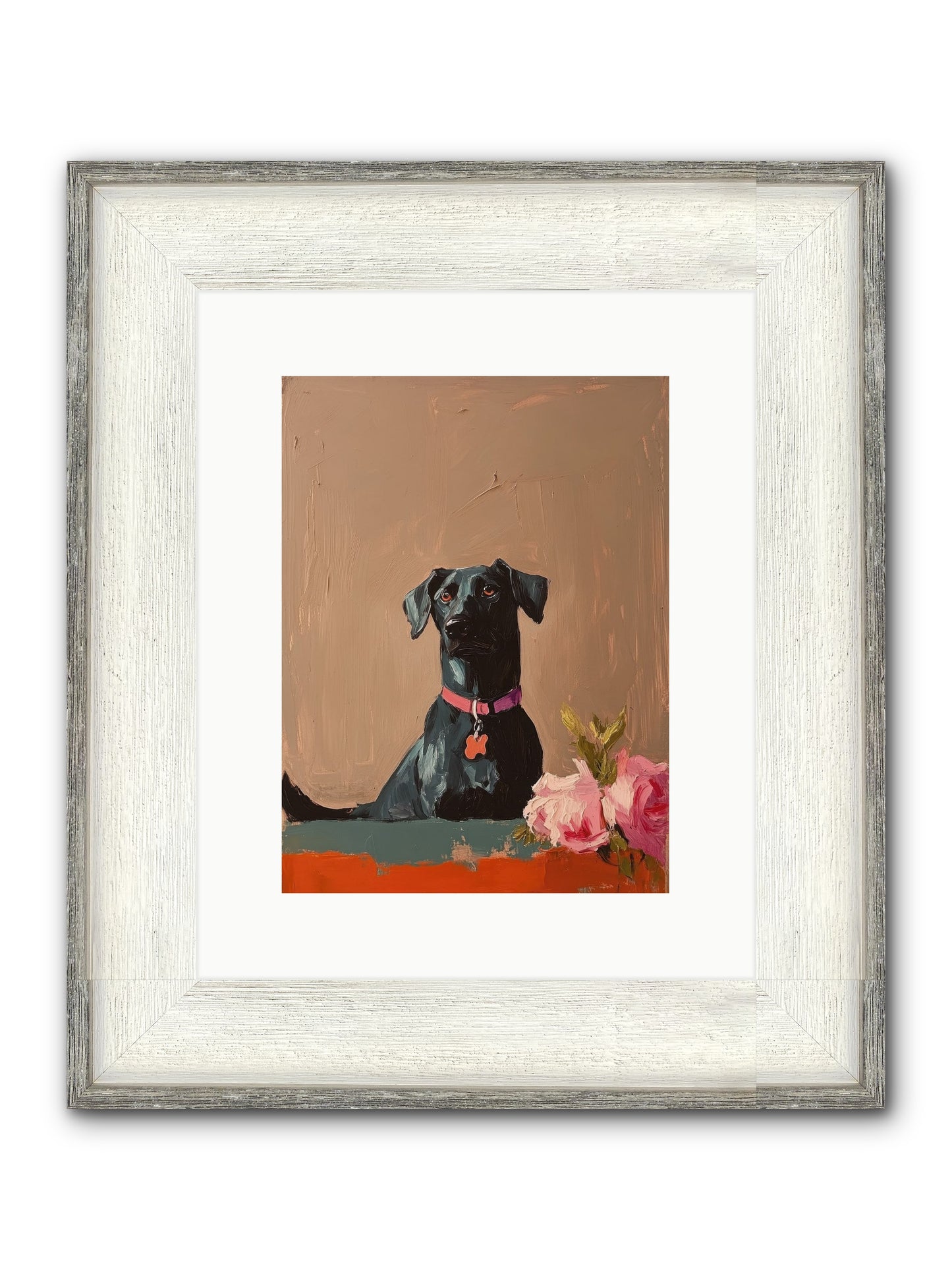 Lord Blackwood Framed Print - Driftwood White 9x12