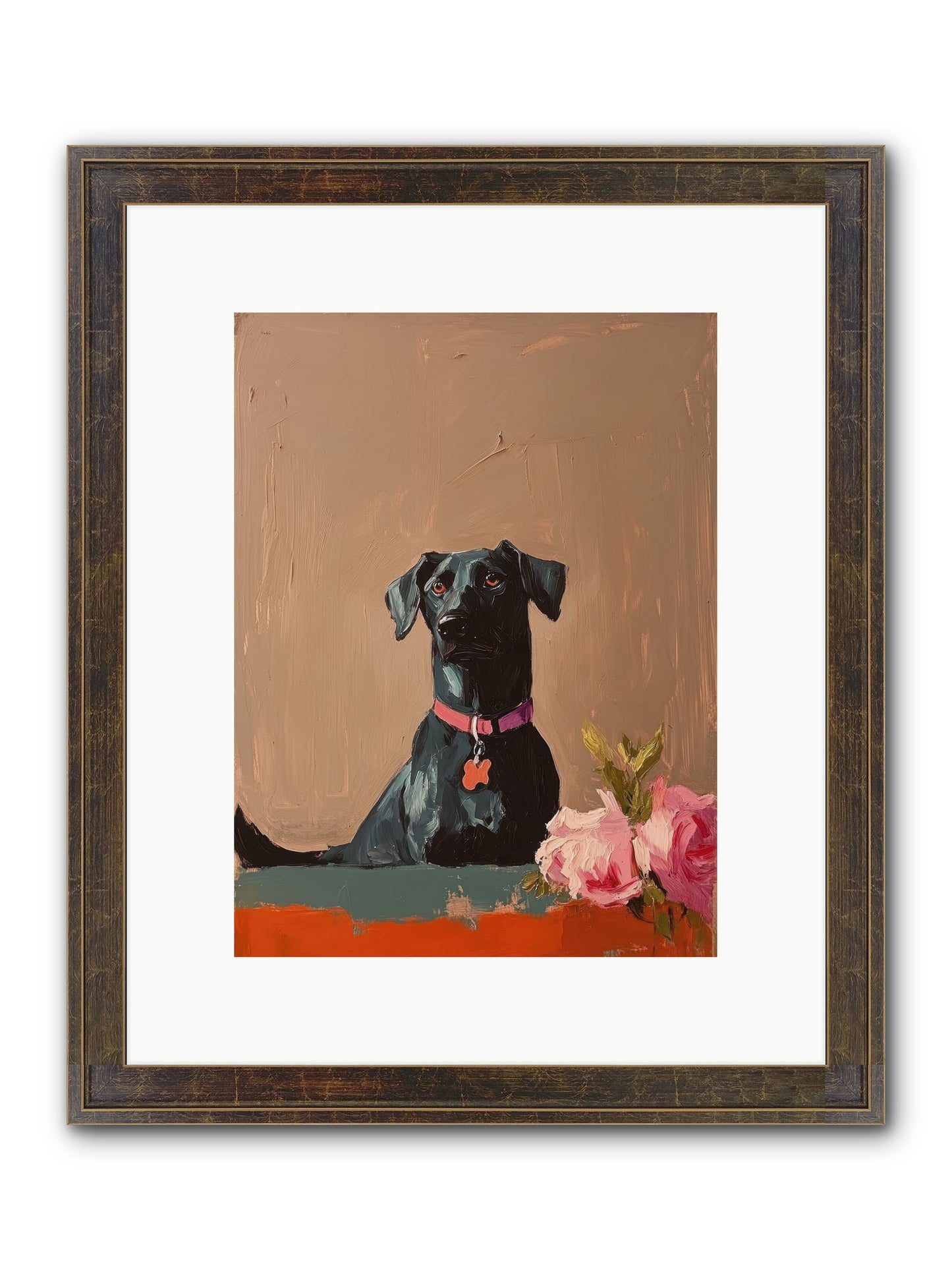 Lord Blackwood Framed Print - Slimwoods Black/Gold 9x12