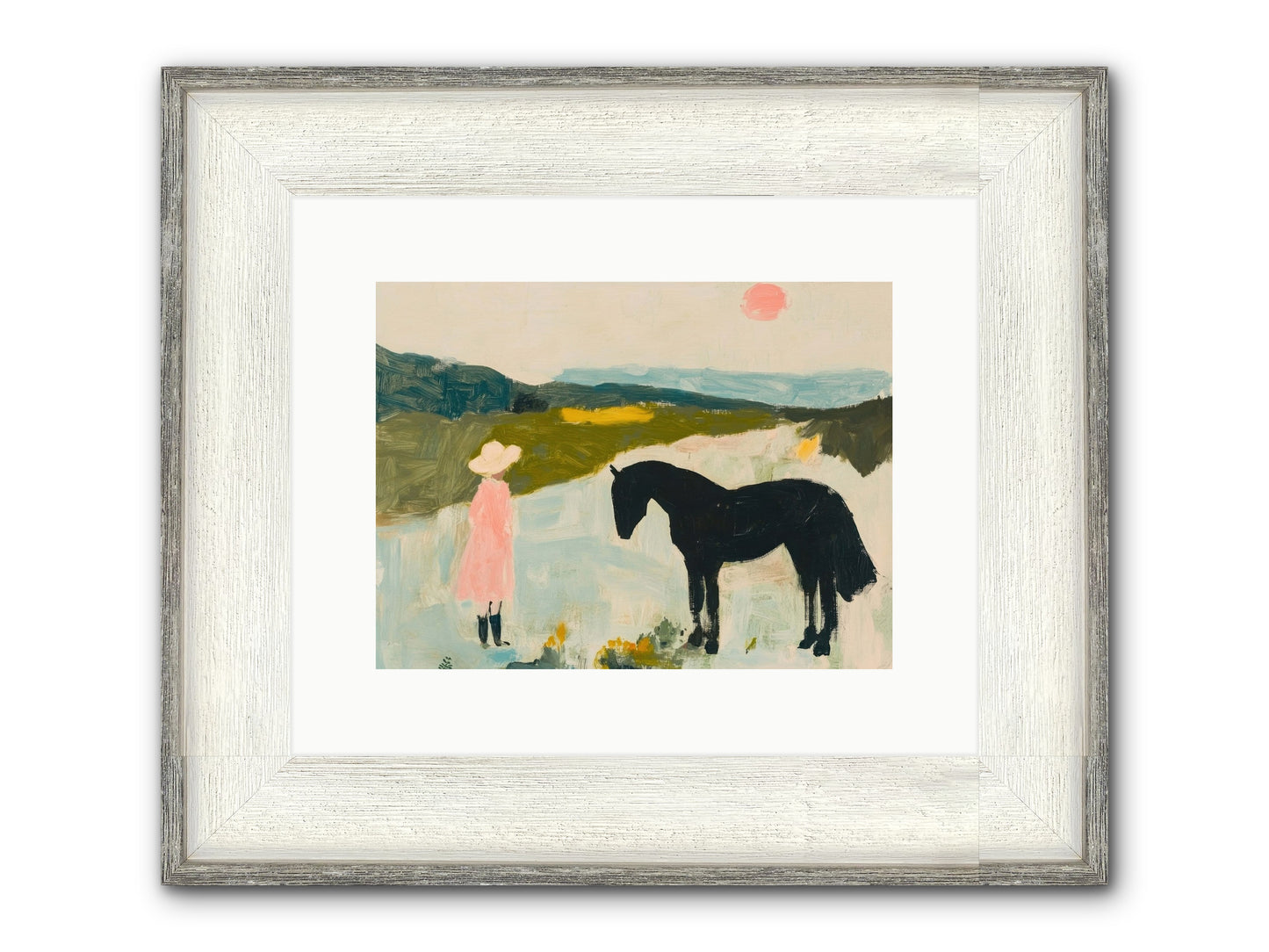 Lost Canyon Secret Framed Print - Driftwood White 12x9