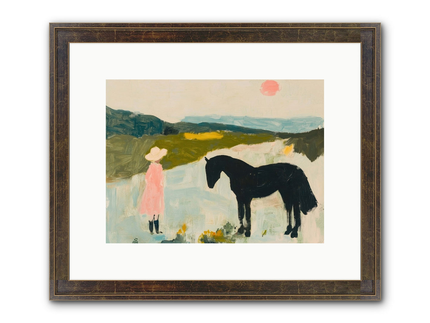 Lost Canyon Secret Framed Print - Slimwoods Black/Gold 12x9