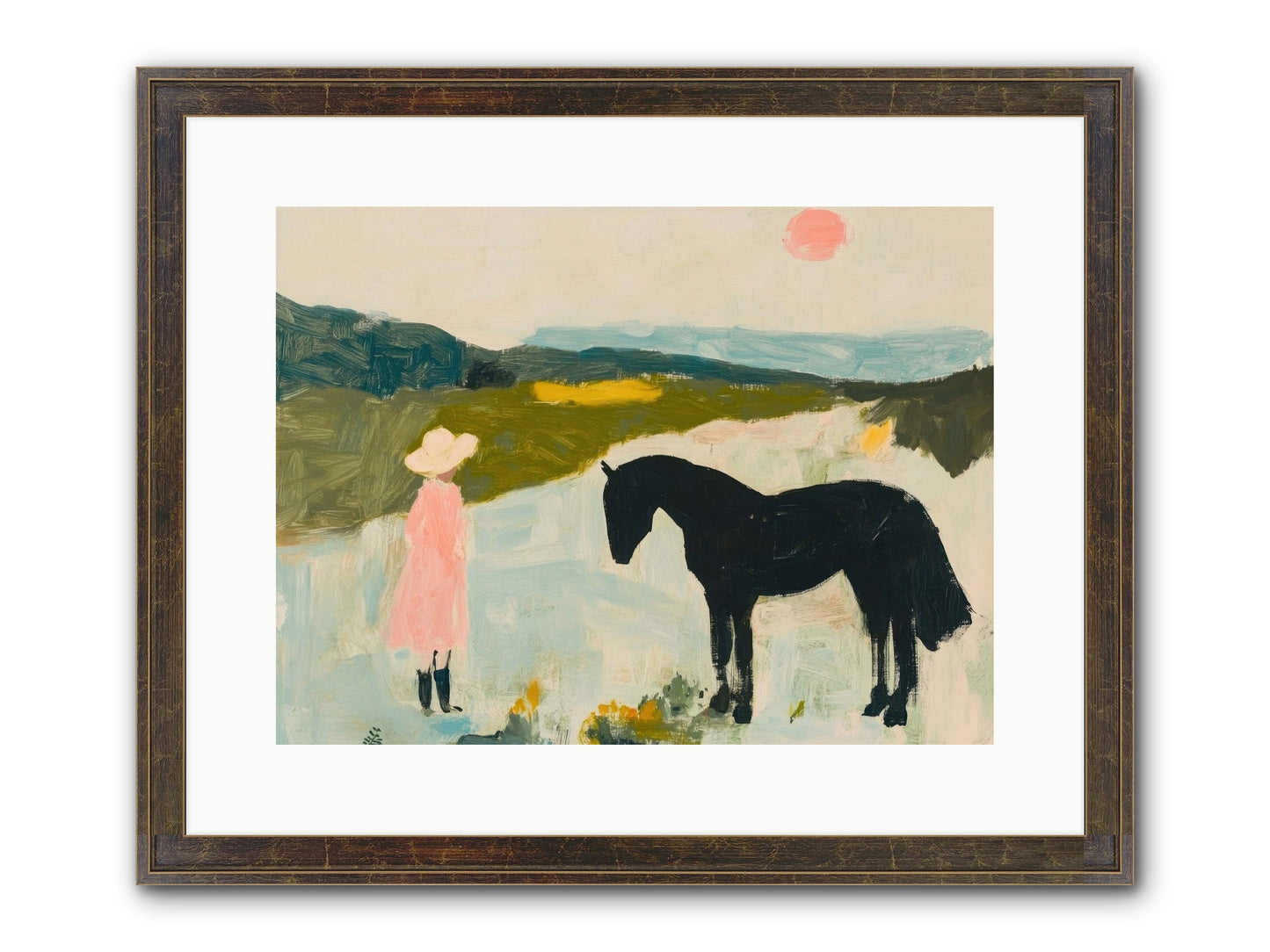 Lost Canyon Secret Framed Print - Slimwoods Black/Gold 16x12