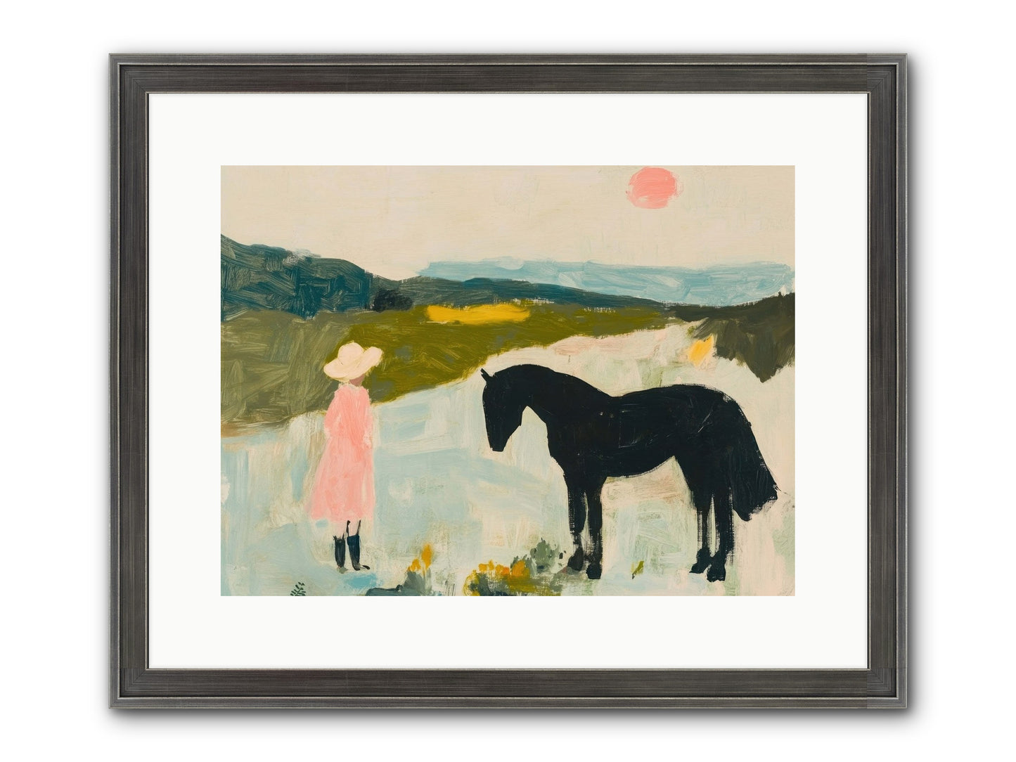 Lost Canyon Secret Framed Print - Slimwoods Black/Silver 16x12