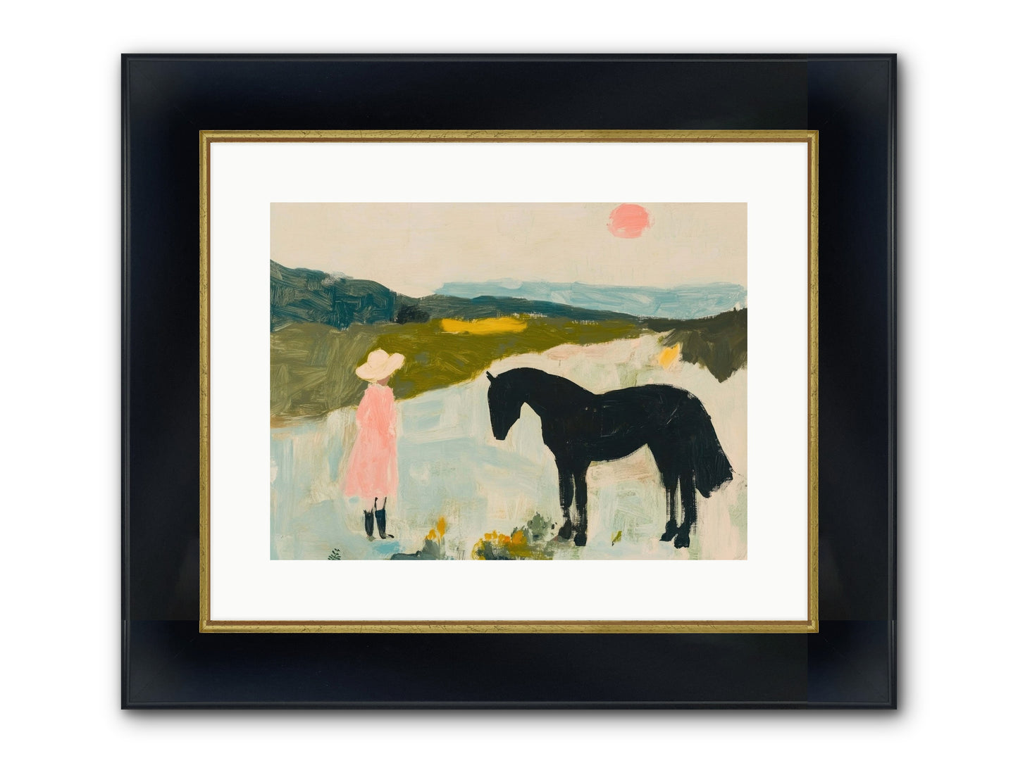 Lost Canyon Secret Framed Print - Wide Black w/Gold 16x12