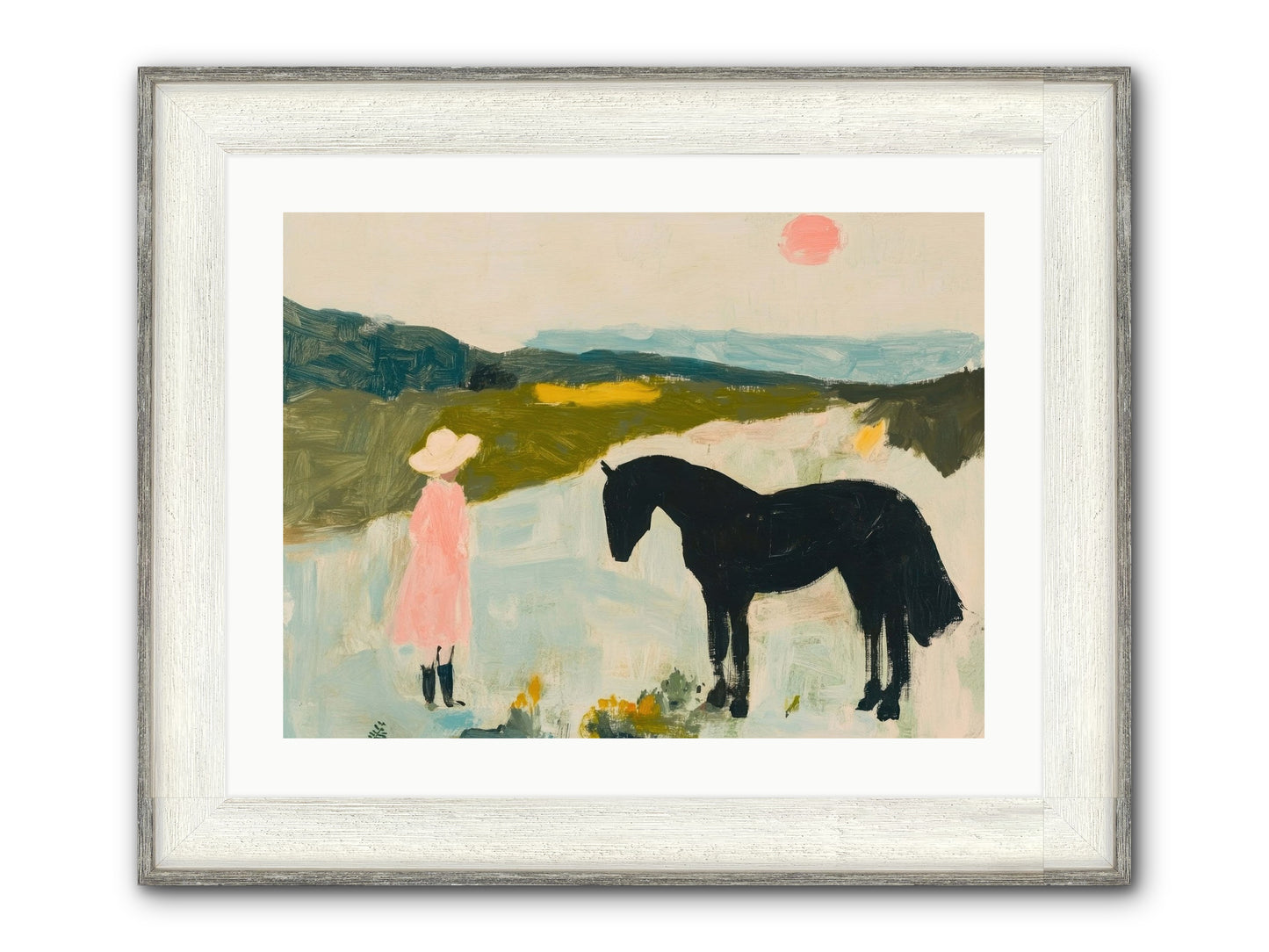 Lost Canyon Secret Framed Print - Driftwood White 24x18