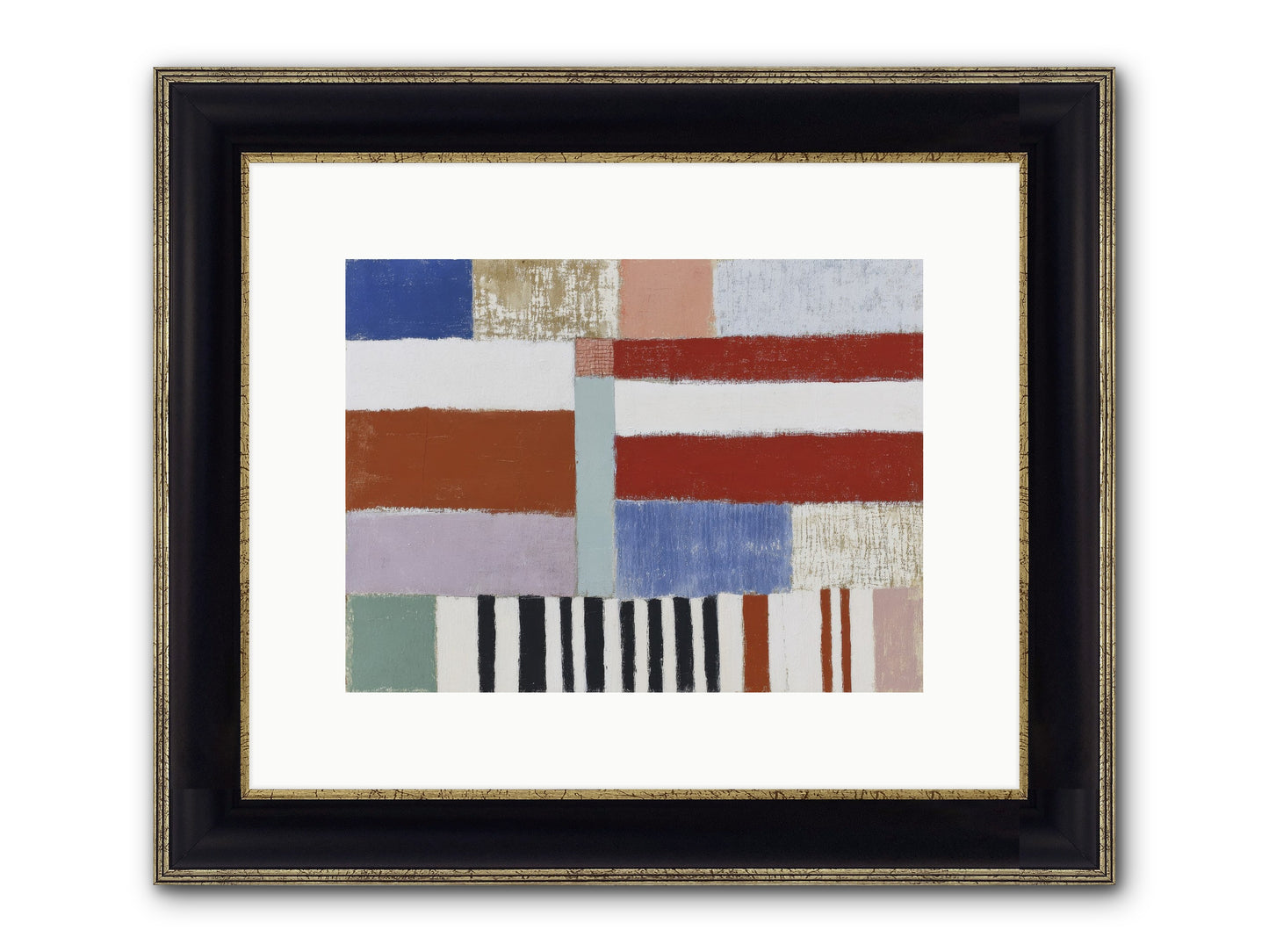 Lost Colony Framed Print - Black & Gold 12x9