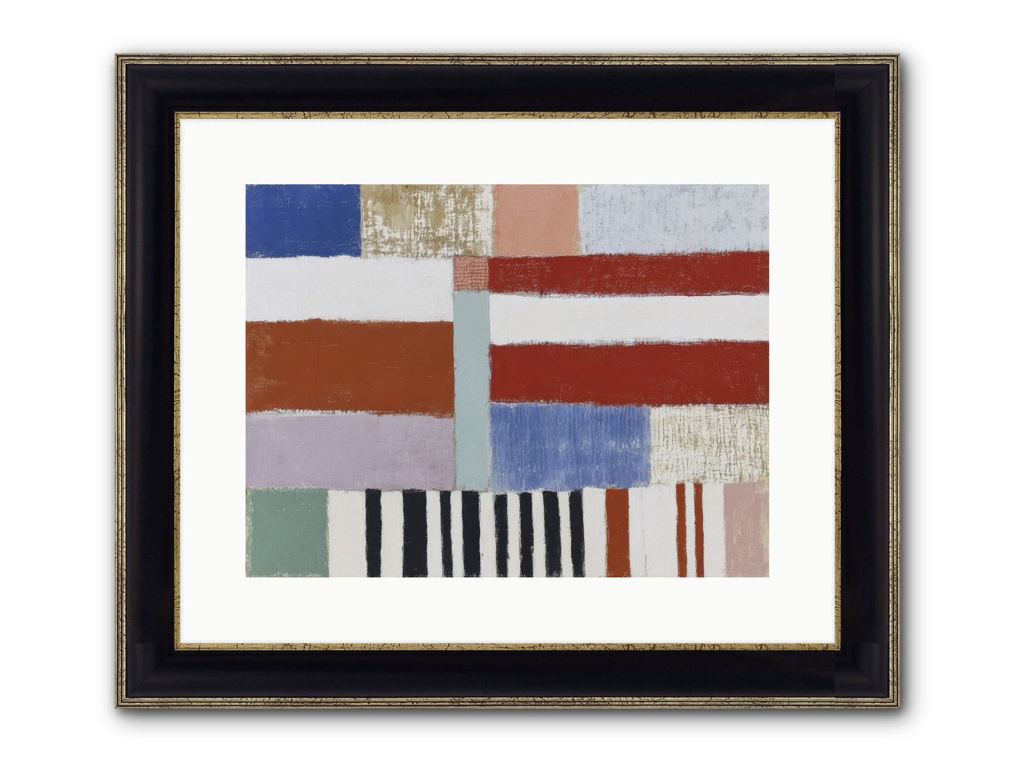 Lost Colony Framed Print - Black & Gold 16x12