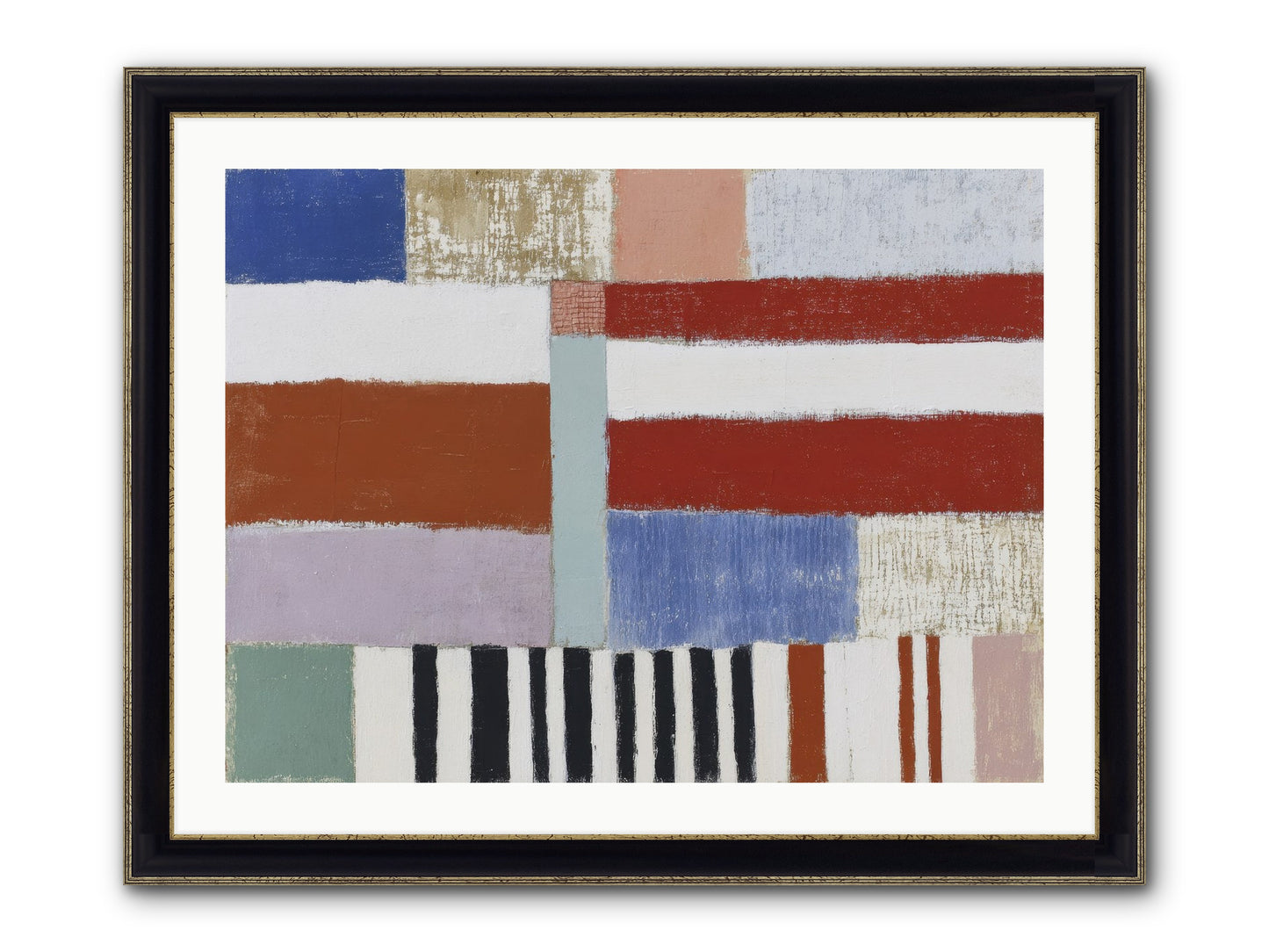 Lost Colony Framed Print - Black & Gold 32x24