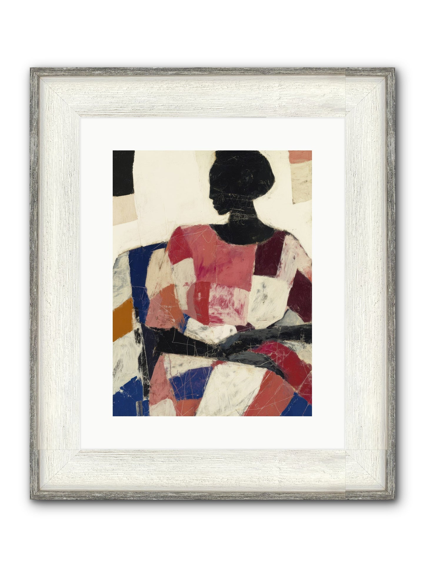 Lost In Love Framed Print - Driftwood White 12x16
